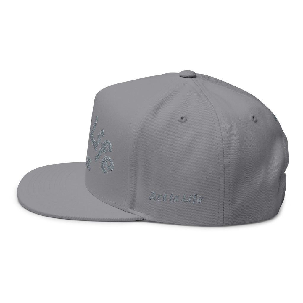 Flat Bill Cap — Embroidered 'Gallup Creations LLC' Logo Snapback