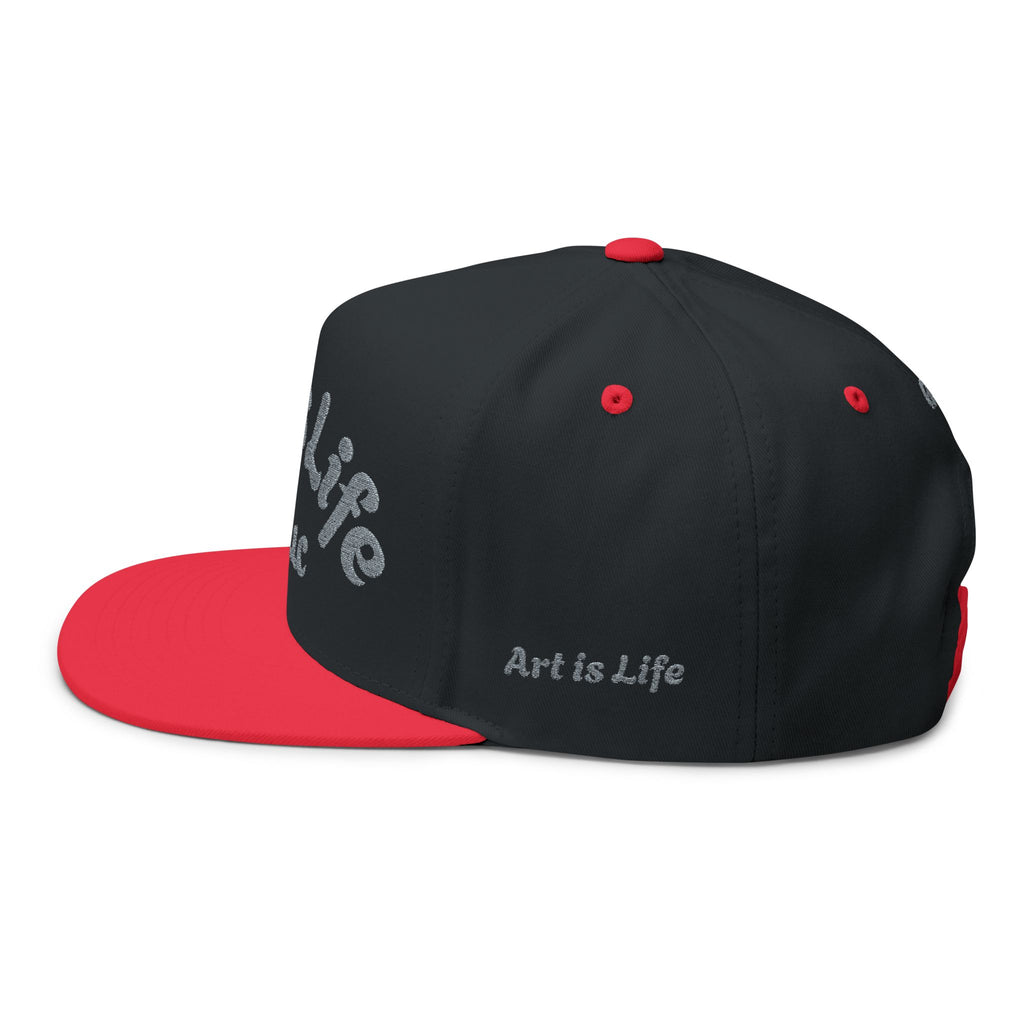 Flat Bill Cap — Embroidered 'Gallup Creations LLC' Logo Snapback
