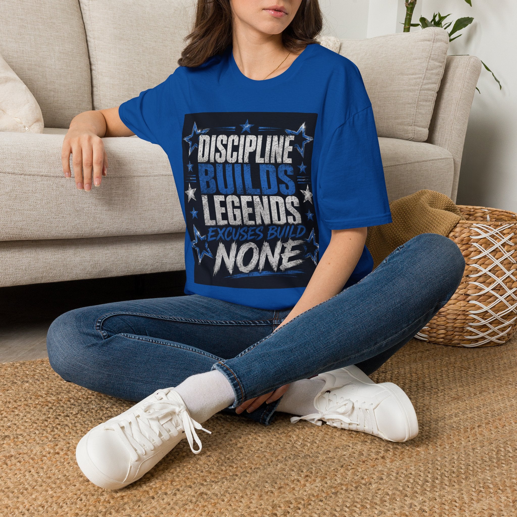 Discipline Builds Legends T-Shirt — Motivational Gym & Fitness Tee