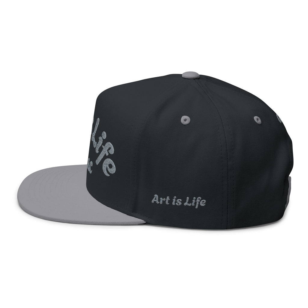 Flat Bill Cap — Embroidered 'Gallup Creations LLC' Logo Snapback