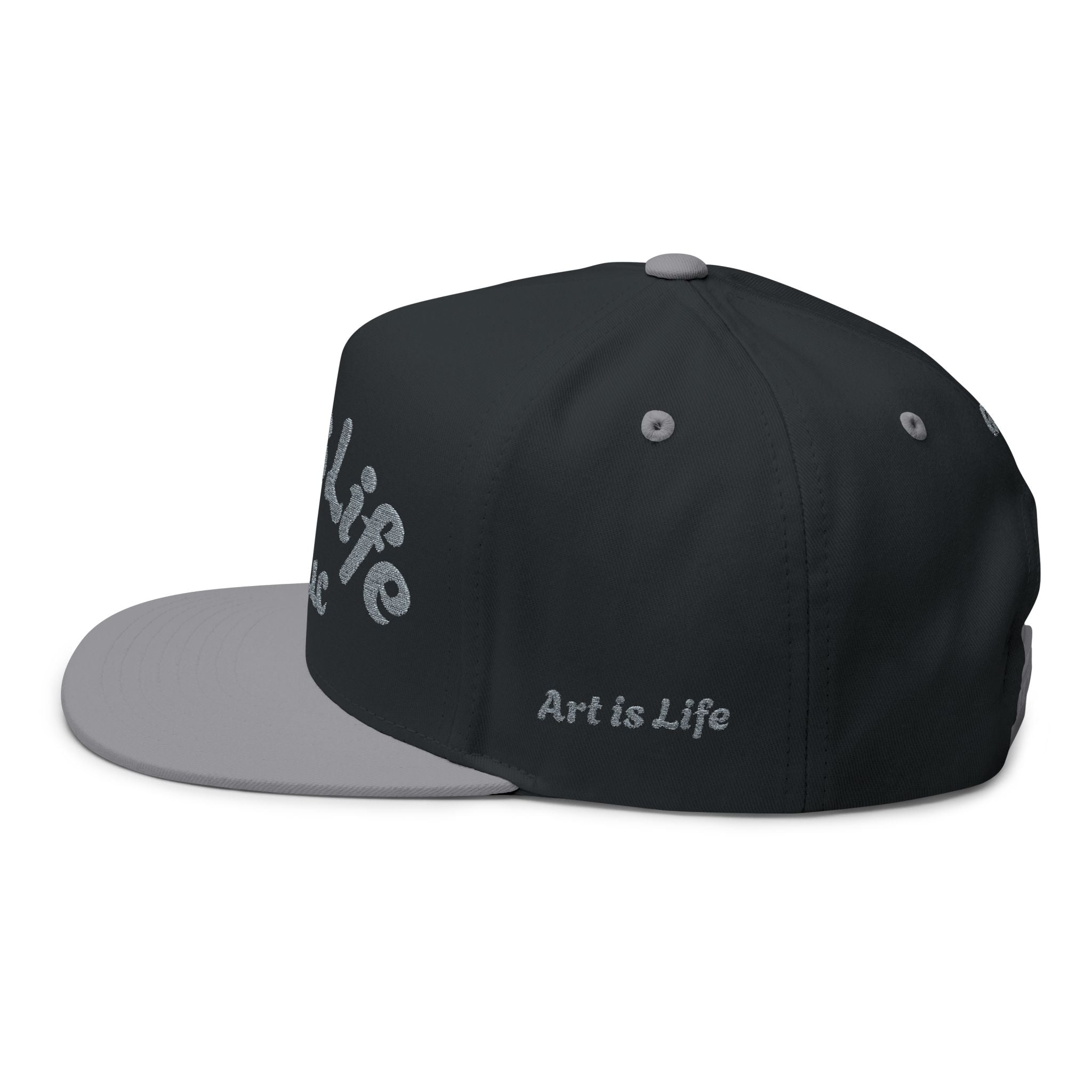 Flat Bill Cap — Embroidered 'Gallup Creations LLC' Logo Snapback