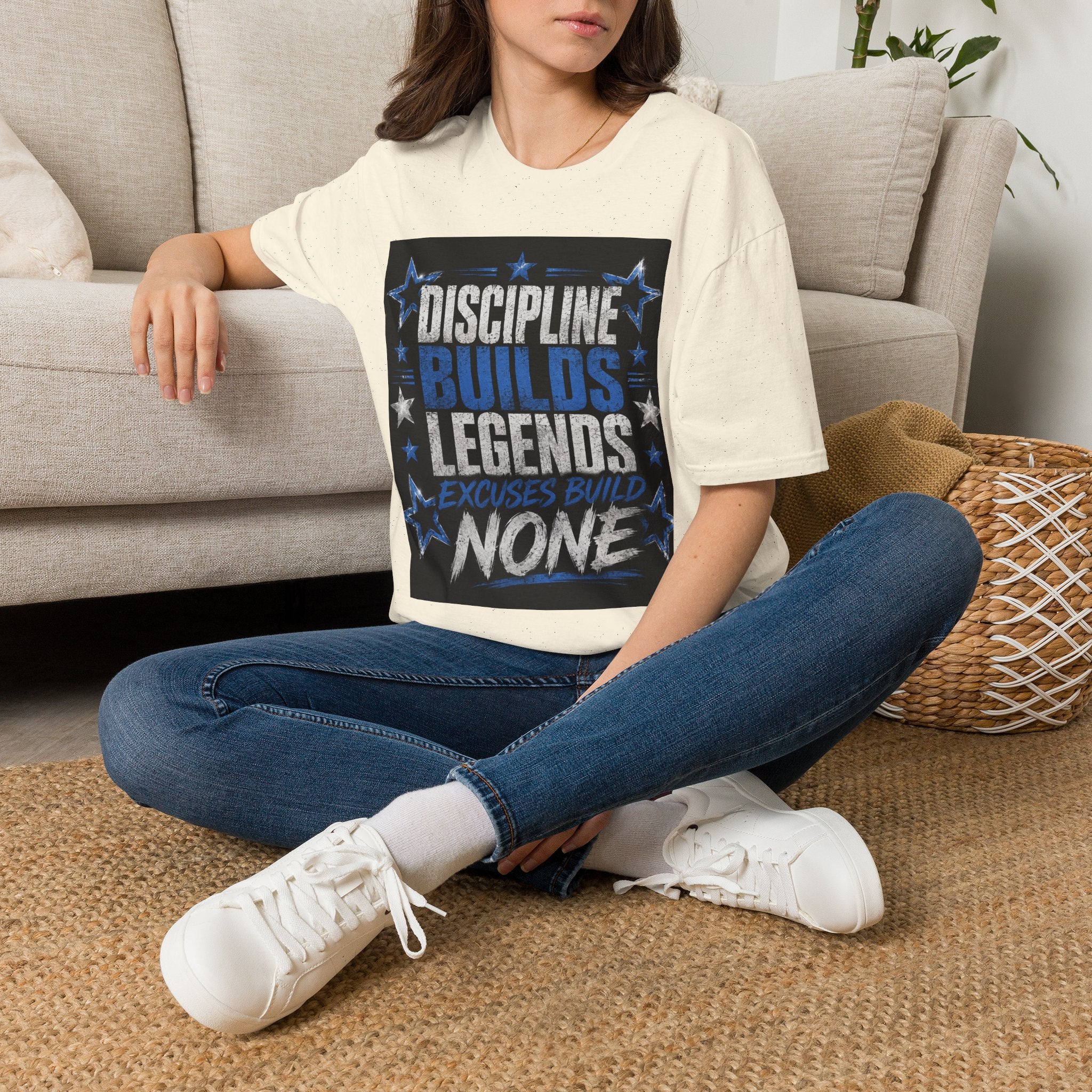 Discipline Builds Legends T-Shirt — Motivational Gym & Fitness Tee