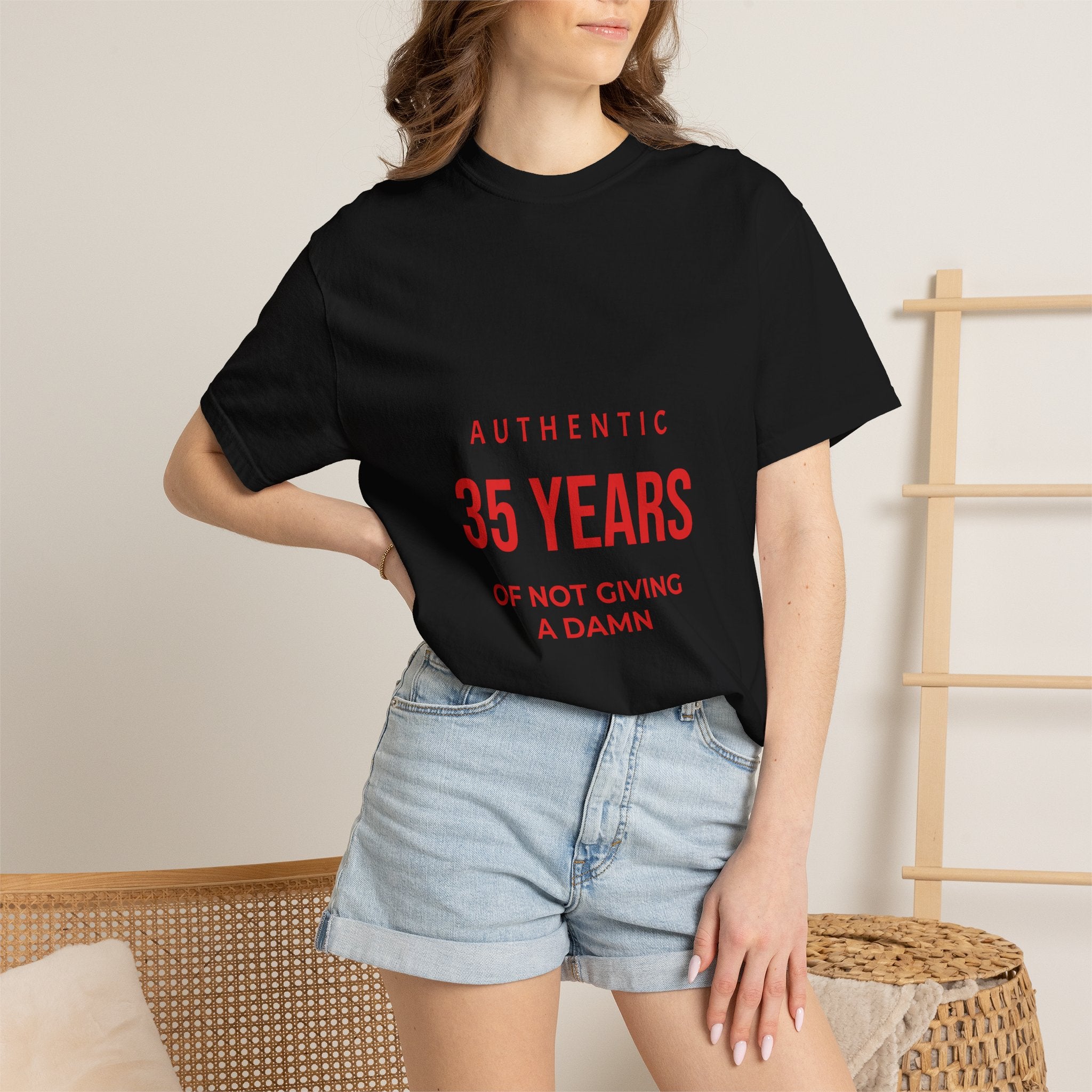 35 Years of Not Giving a Damn T-Shirt — Funny 35th Birthday Tee