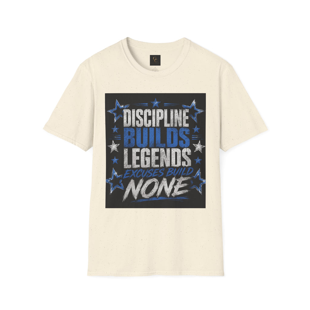 Discipline Builds Legends T-Shirt — Motivational Gym & Fitness Tee