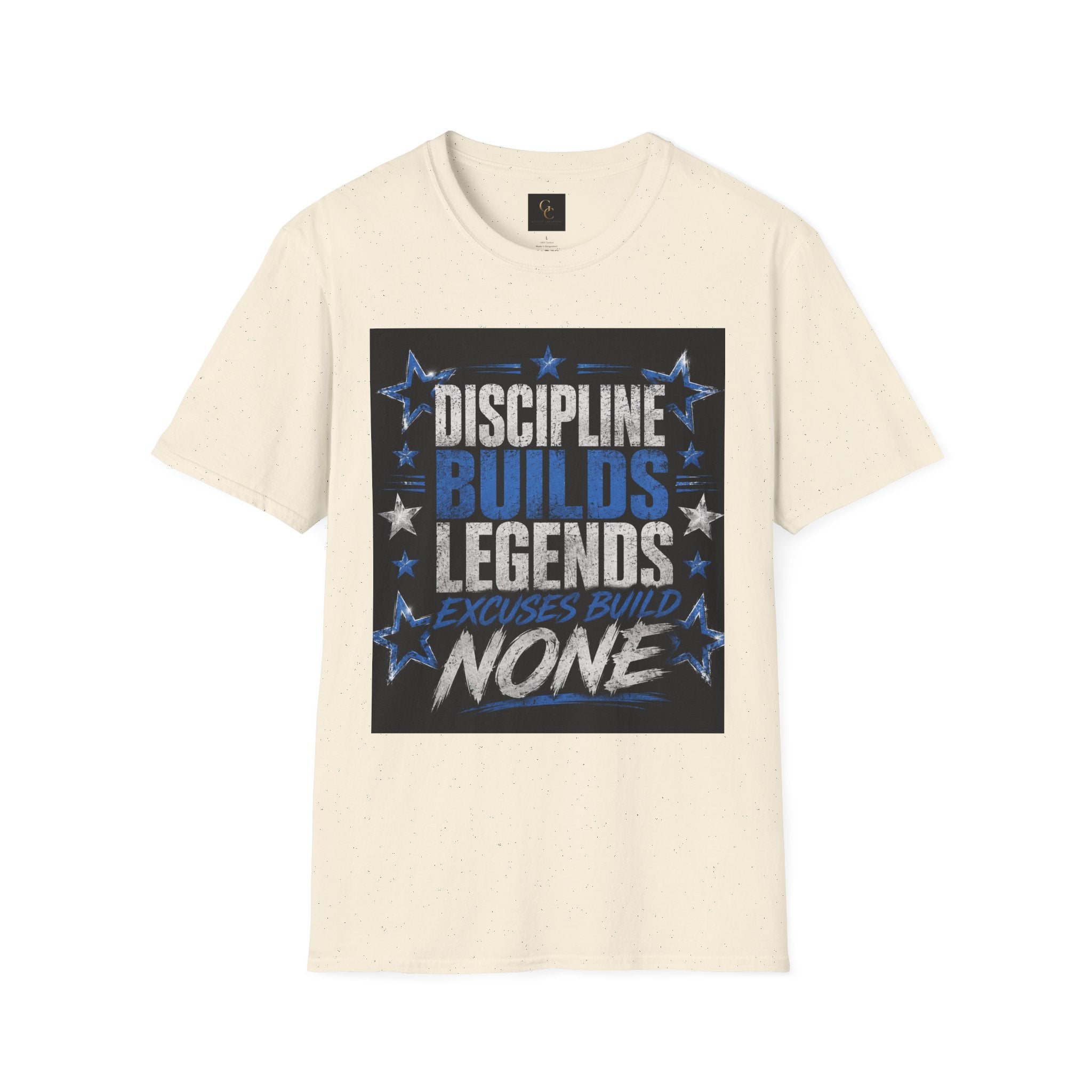 Discipline Builds Legends T-Shirt — Motivational Gym & Fitness Tee
