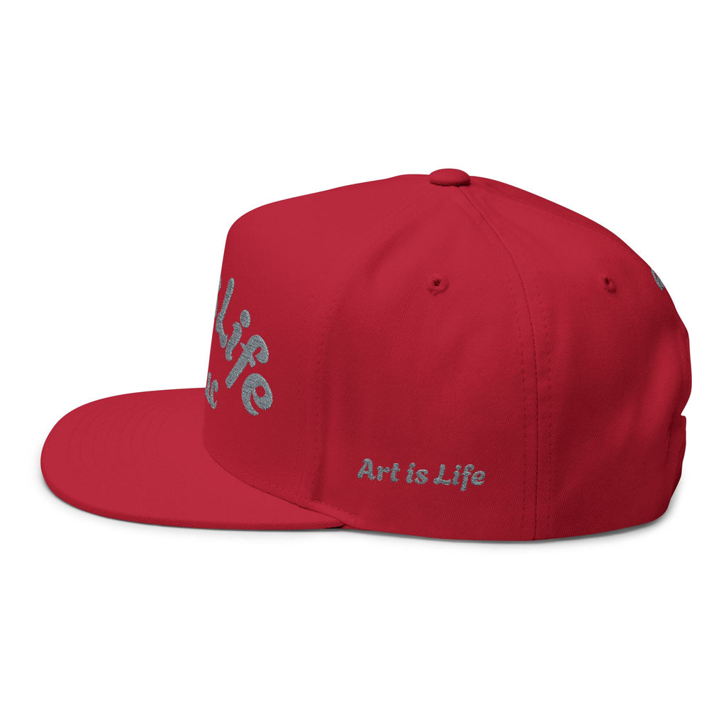 Flat Bill Cap — Embroidered 'Gallup Creations LLC' Logo Snapback