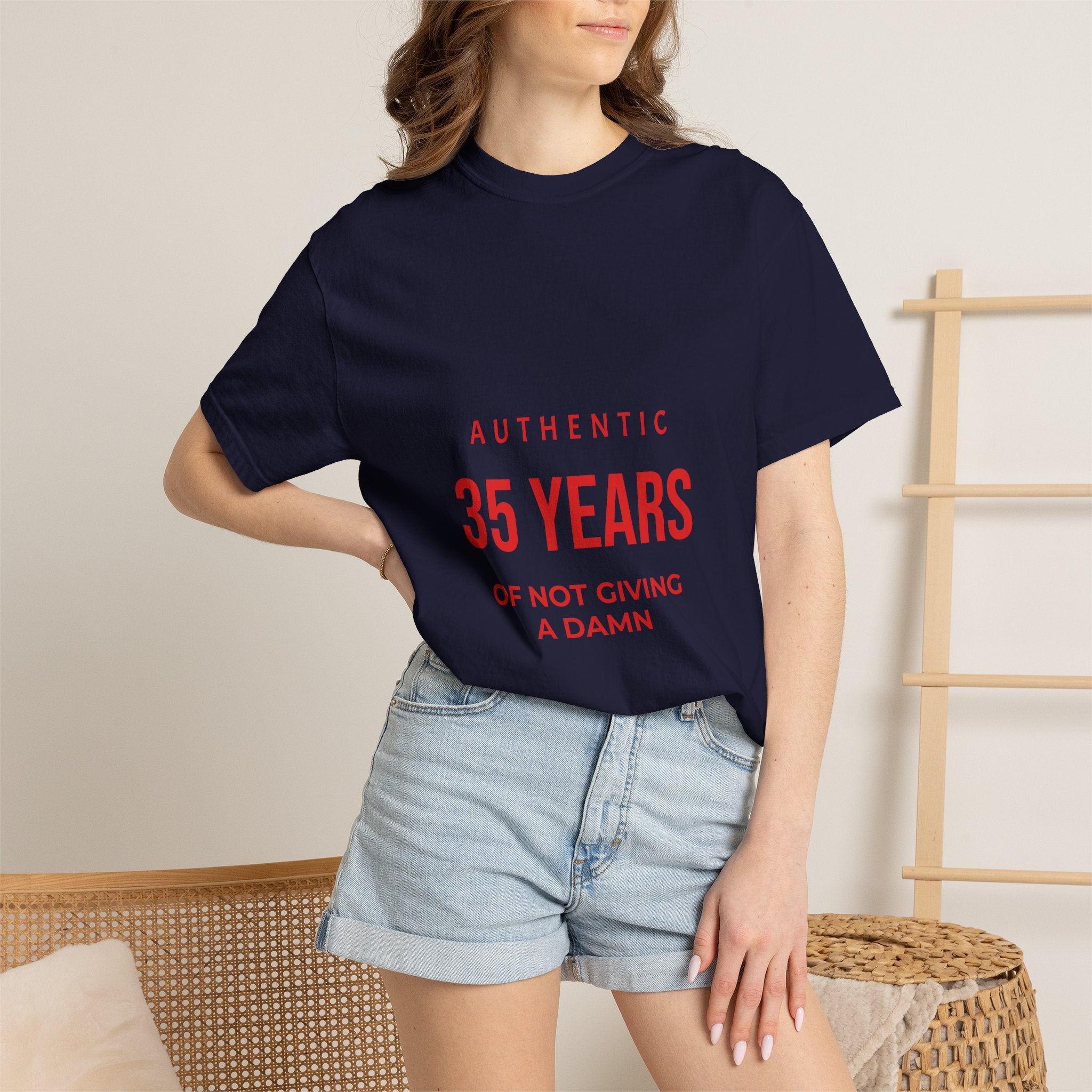 35 Years of Not Giving a Damn T-Shirt — Funny 35th Birthday Tee