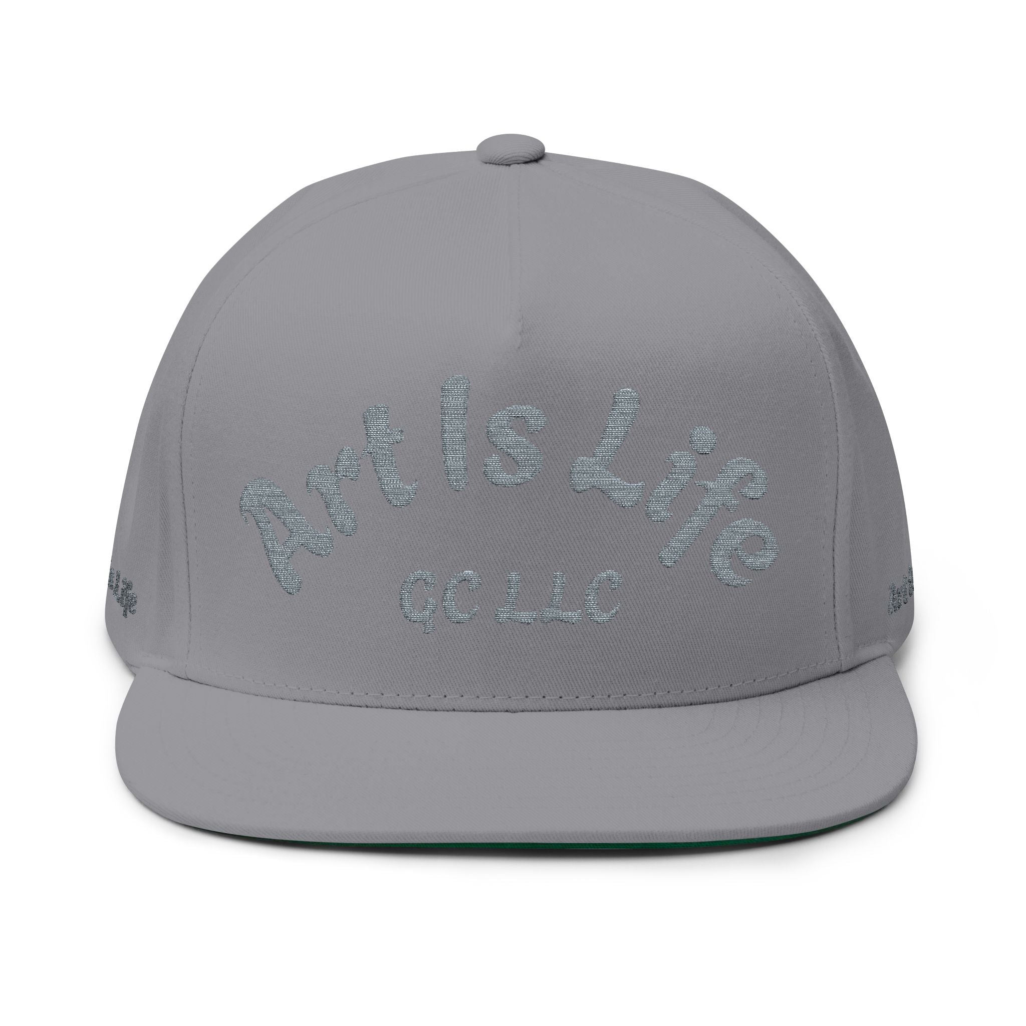 Flat Bill Cap — Embroidered 'Gallup Creations LLC' Logo Snapback