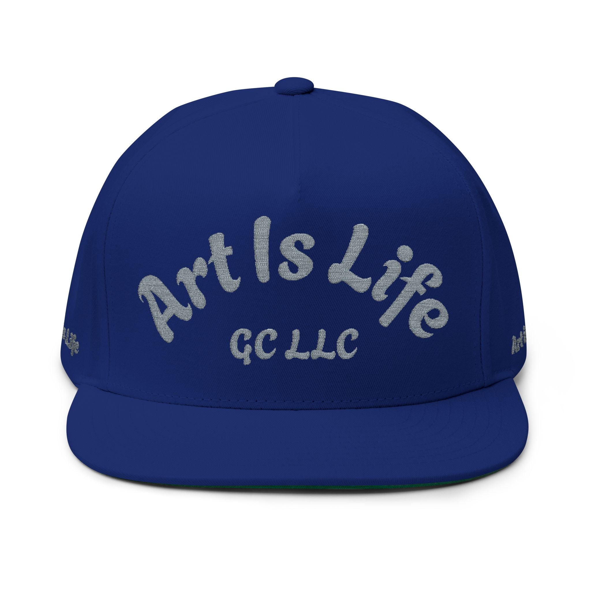Flat Bill Cap — Embroidered 'Gallup Creations LLC' Logo Snapback