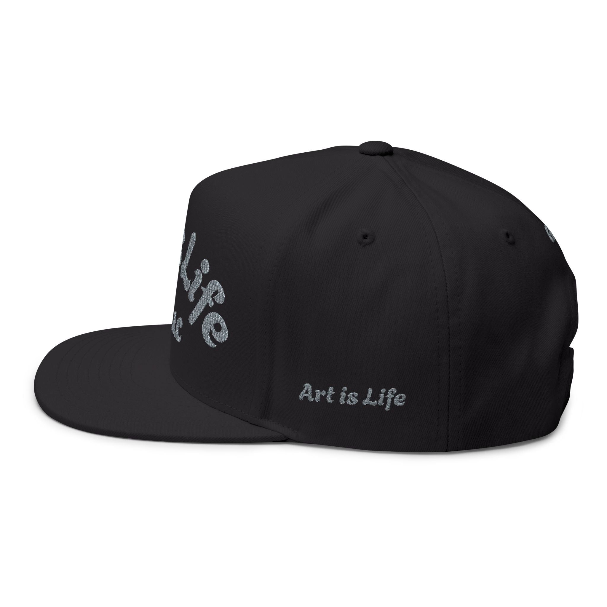 Flat Bill Cap — Embroidered 'Gallup Creations LLC' Logo Snapback