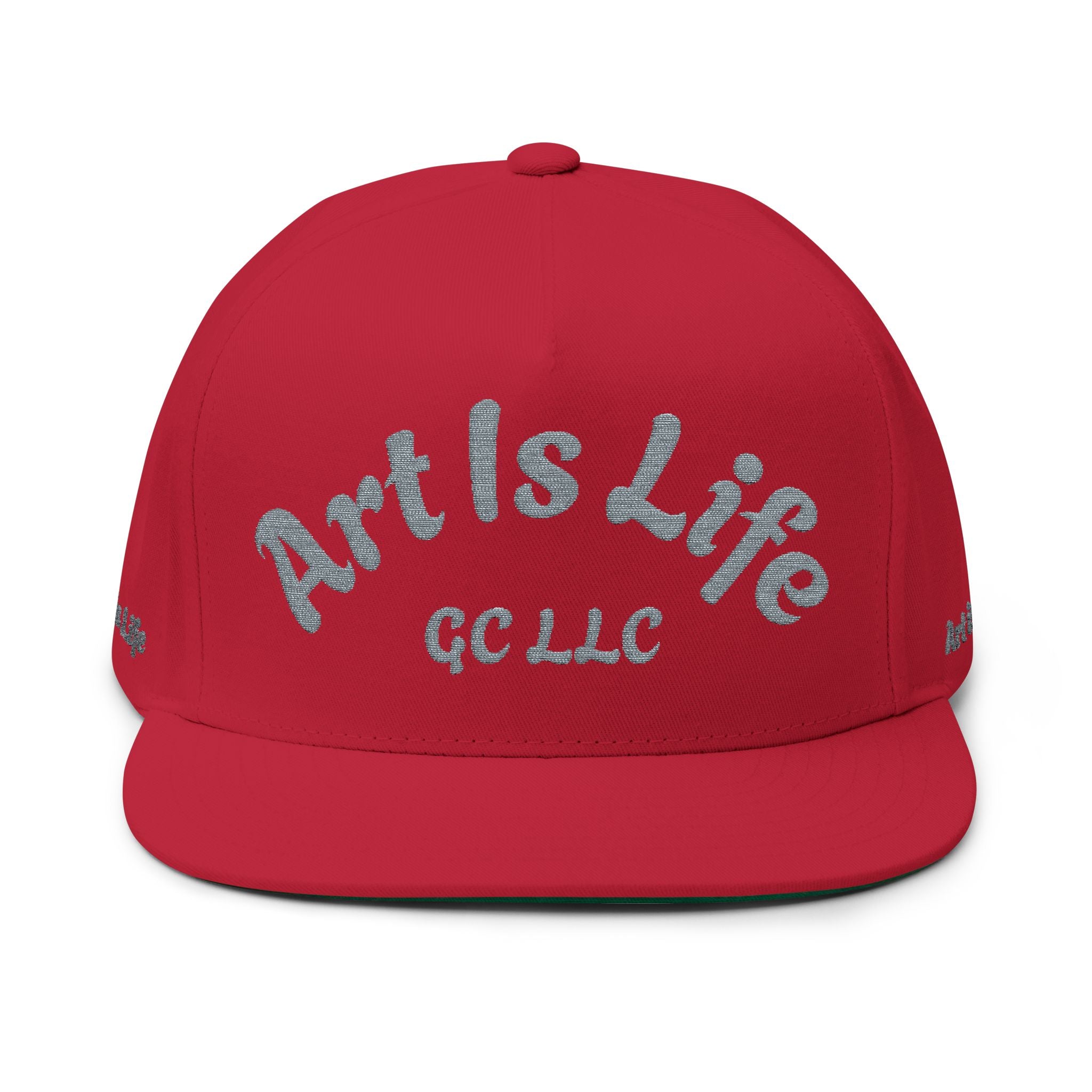 Flat Bill Cap — Embroidered 'Gallup Creations LLC' Logo Snapback