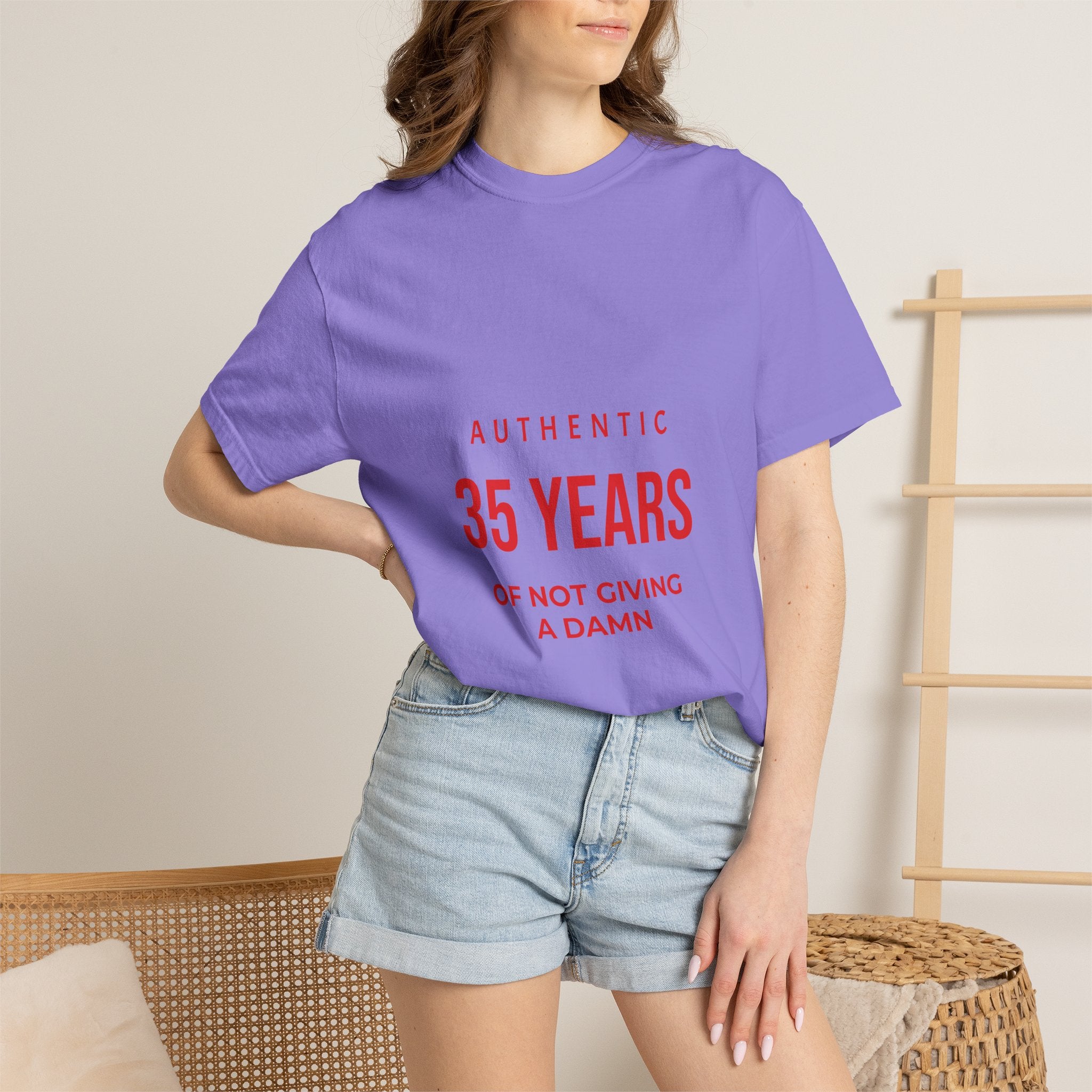 35 Years of Not Giving a Damn T-Shirt — Funny 35th Birthday Tee