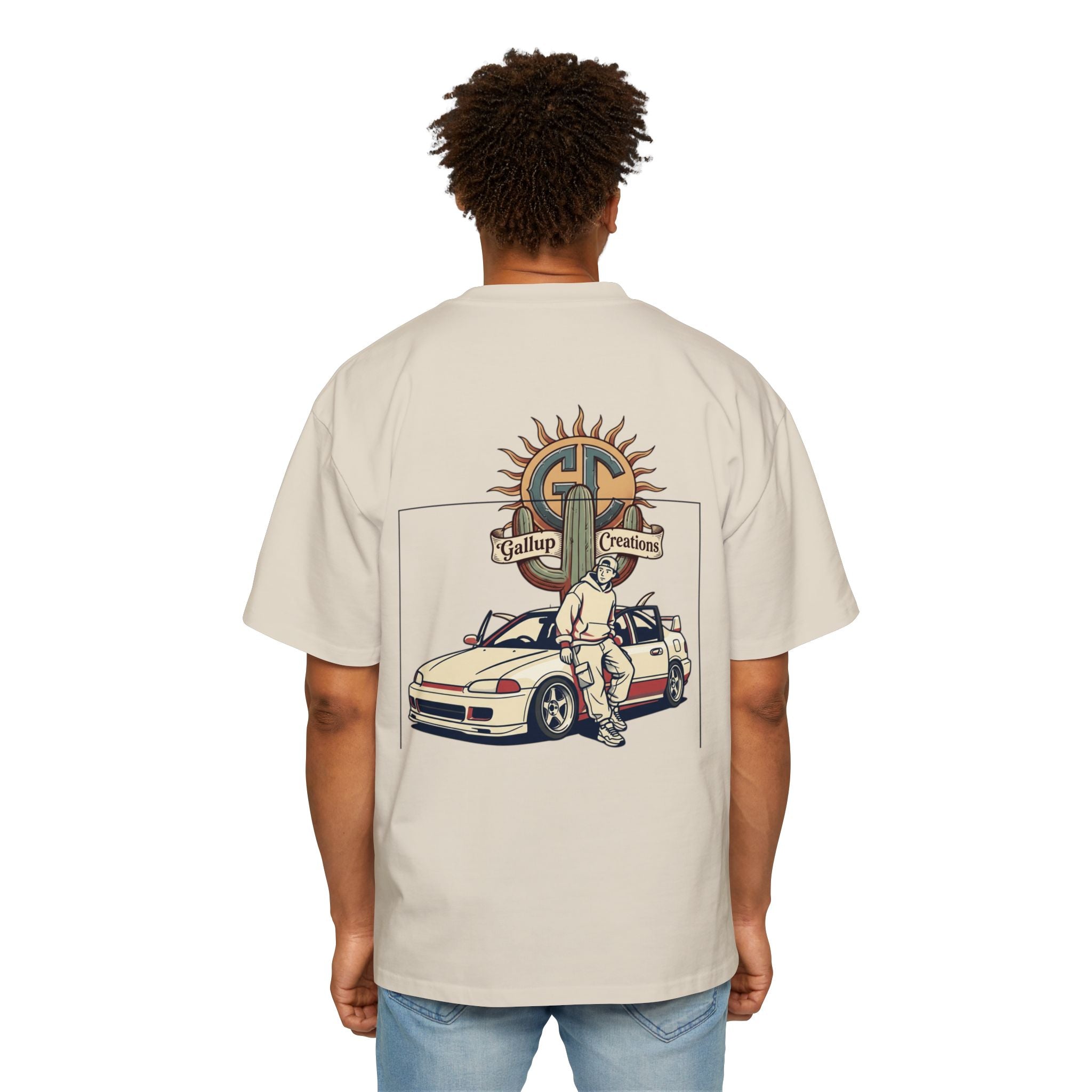 Gallup Garage Tee — Vintage Car Mechanic Graphic Shirt