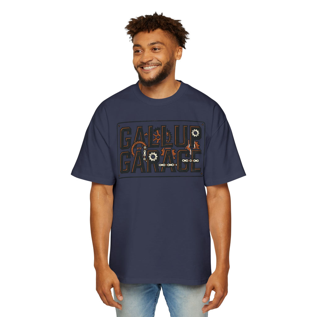Gallup Garage Tee — Vintage Car Mechanic Graphic Shirt