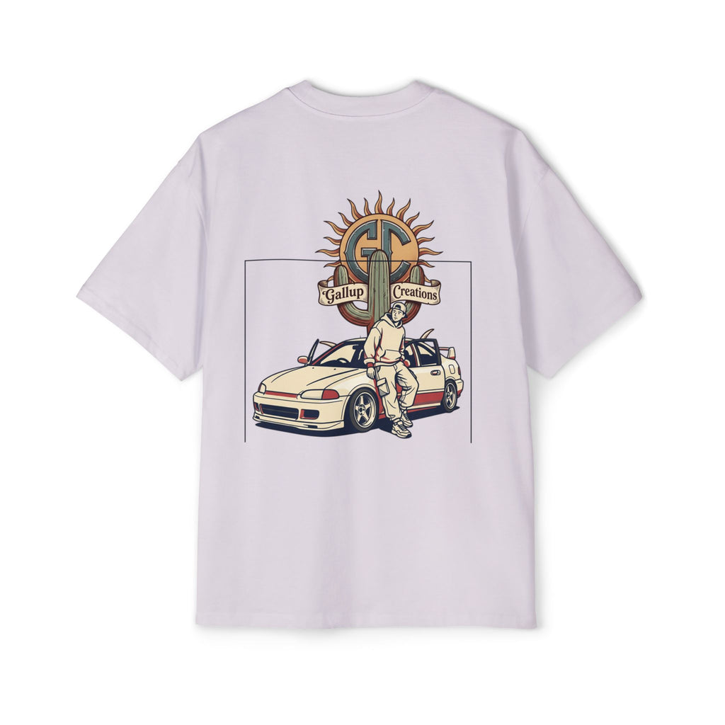 Gallup Garage Tee — Vintage Car Mechanic Graphic Shirt