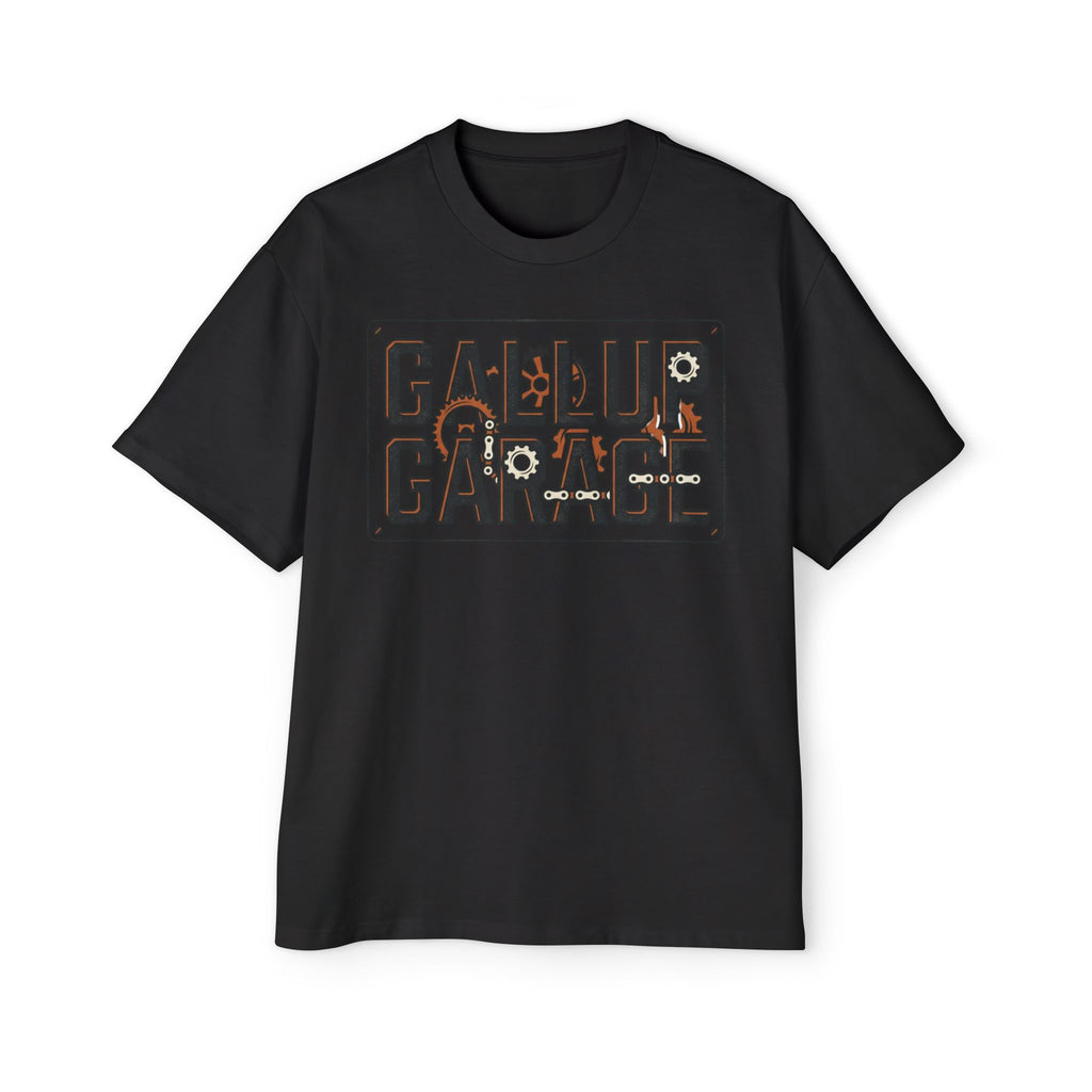 Gallup Garage Tee — Vintage Car Mechanic Graphic Shirt