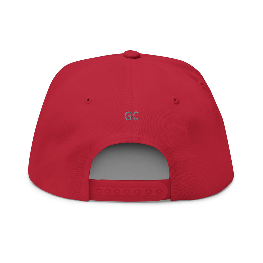 Flat Bill Cap — Embroidered 'Gallup Creations LLC' Logo Snapback