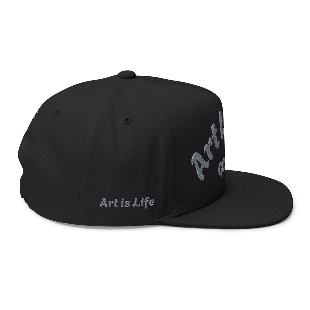 Flat Bill Cap — Embroidered 'Gallup Creations LLC' Logo Snapback