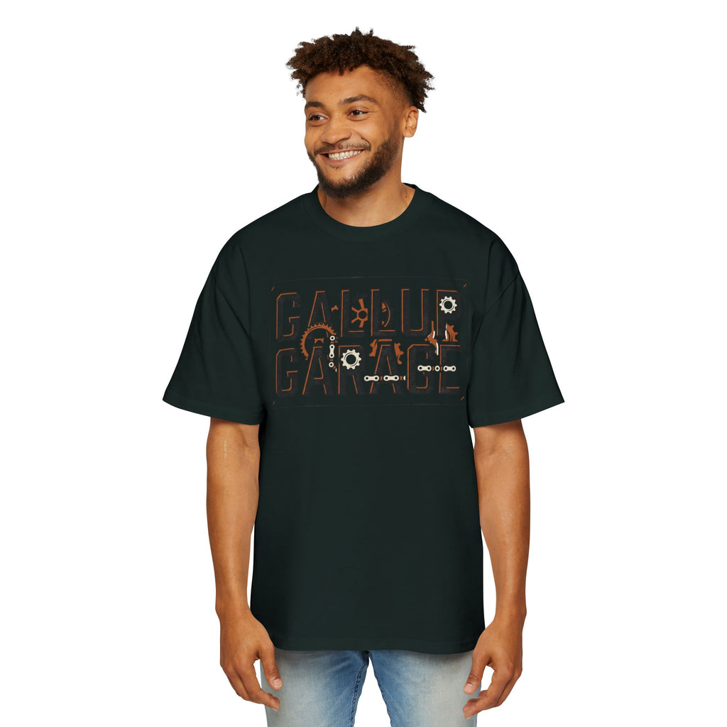 Gallup Garage Tee — Vintage Car Mechanic Graphic Shirt