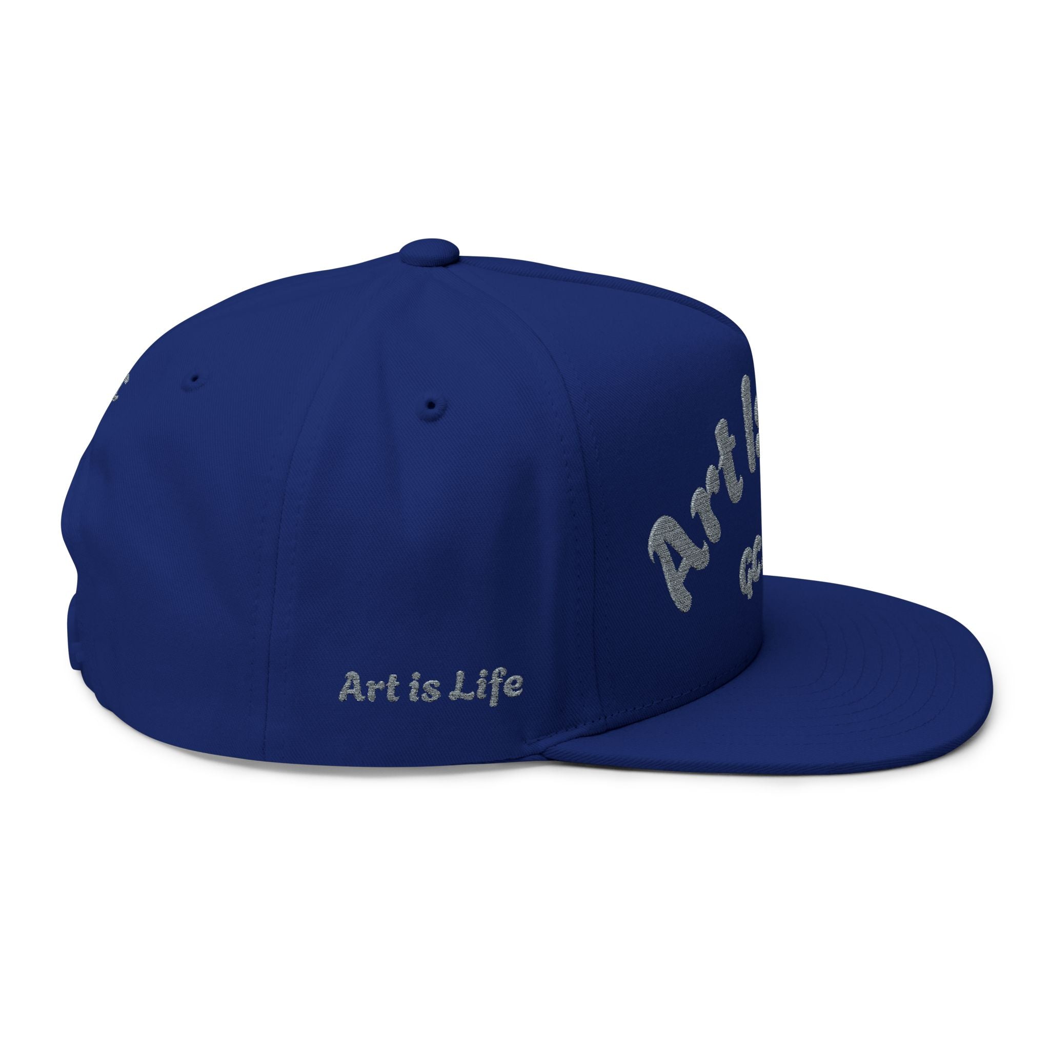 Flat Bill Cap — Embroidered 'Gallup Creations LLC' Logo Snapback