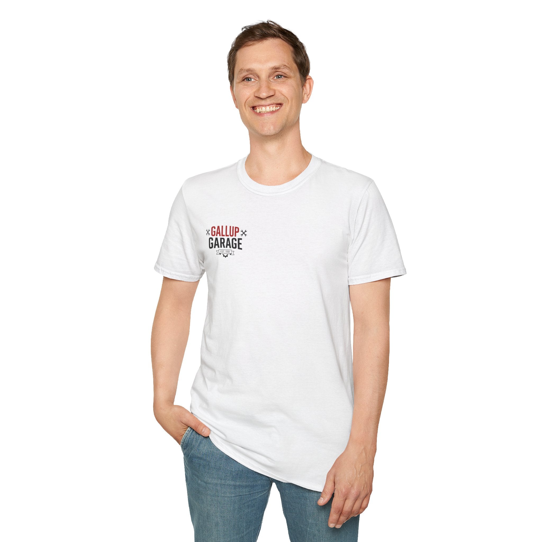Gallup Garage Vintage Logo T‑Shirt