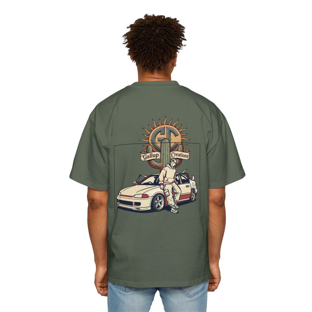 Gallup Garage Tee — Vintage Car Mechanic Graphic Shirt
