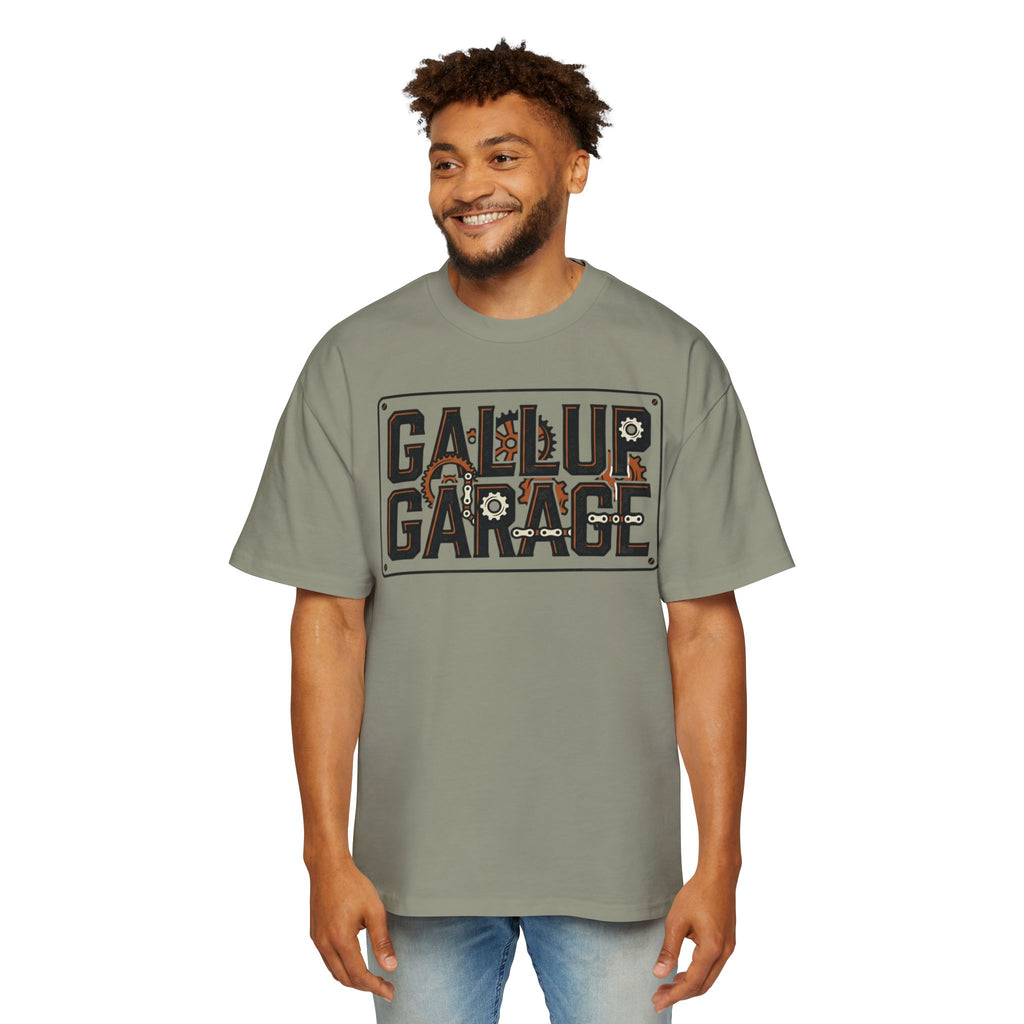 Gallup Garage Tee — Vintage Car Mechanic Graphic Shirt