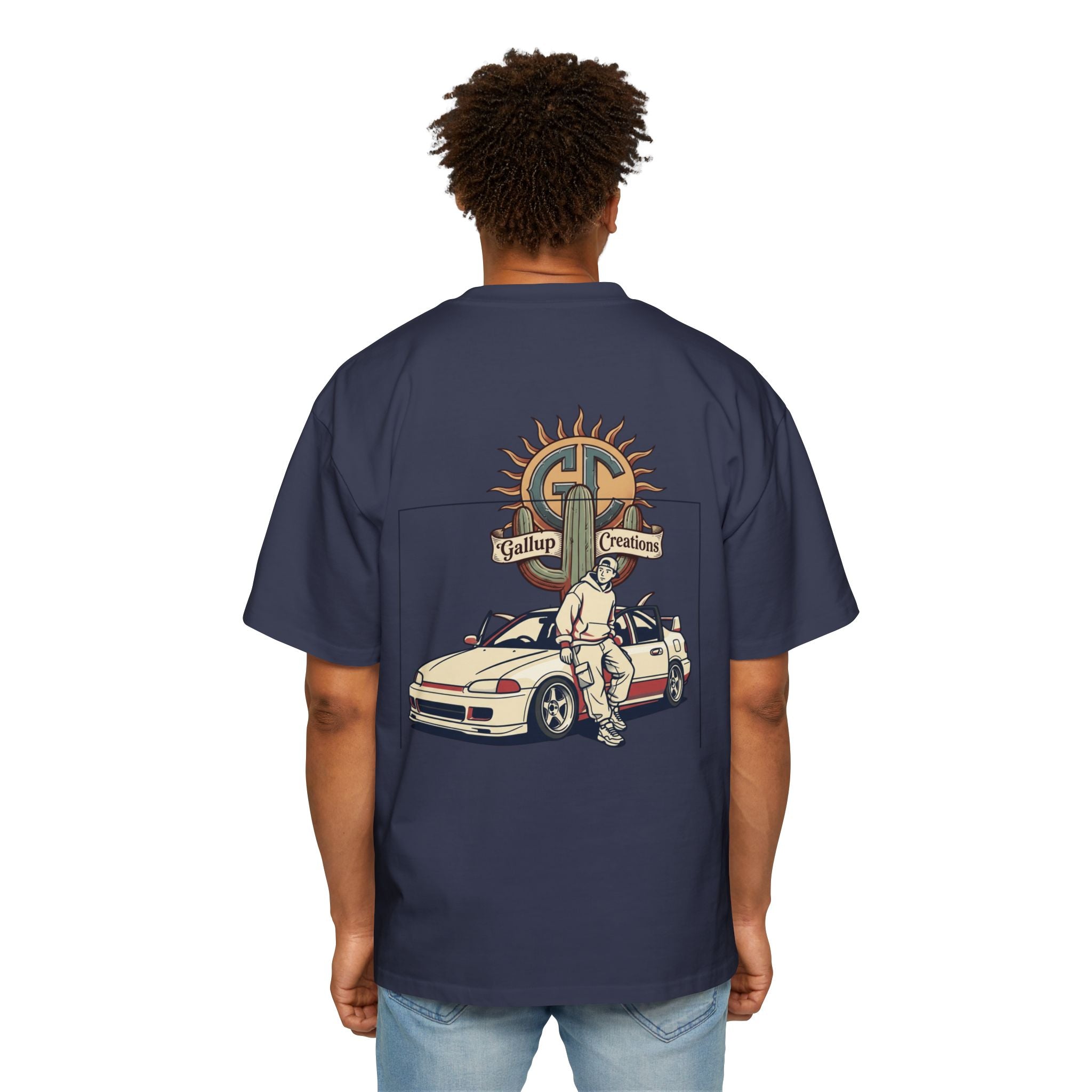Gallup Garage Tee — Vintage Car Mechanic Graphic Shirt