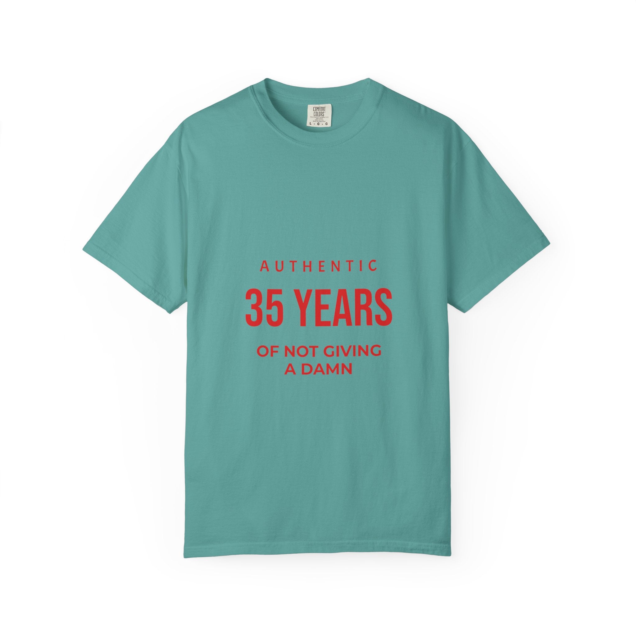 35 Years of Not Giving a Damn T-Shirt — Funny 35th Birthday Tee