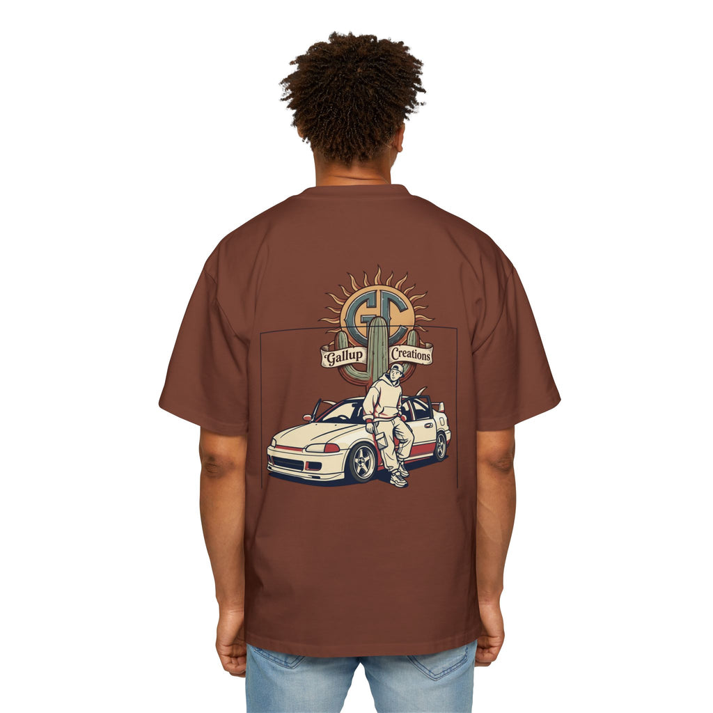 Gallup Garage Tee — Vintage Car Mechanic Graphic Shirt
