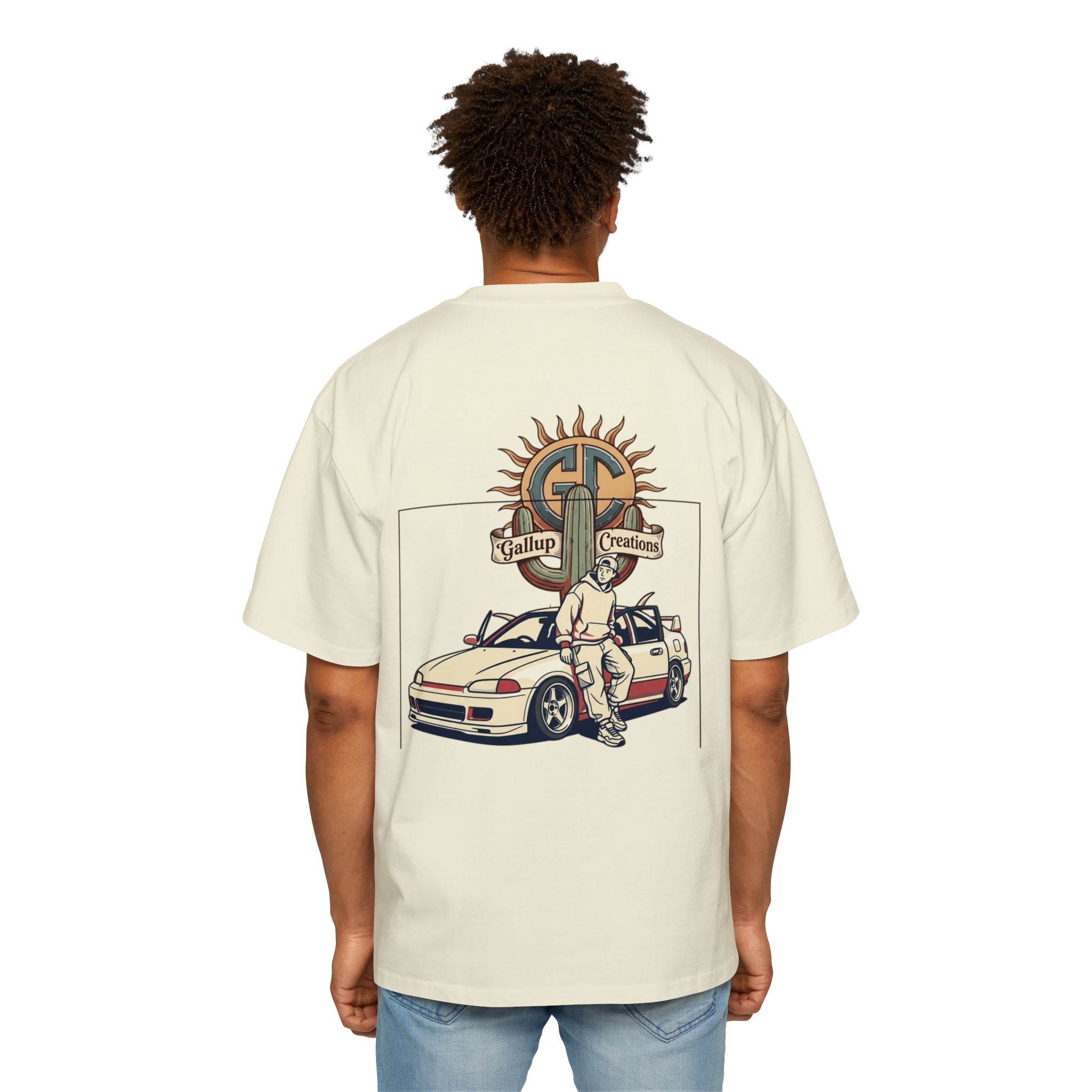Gallup Garage Tee — Vintage Car Mechanic Graphic Shirt