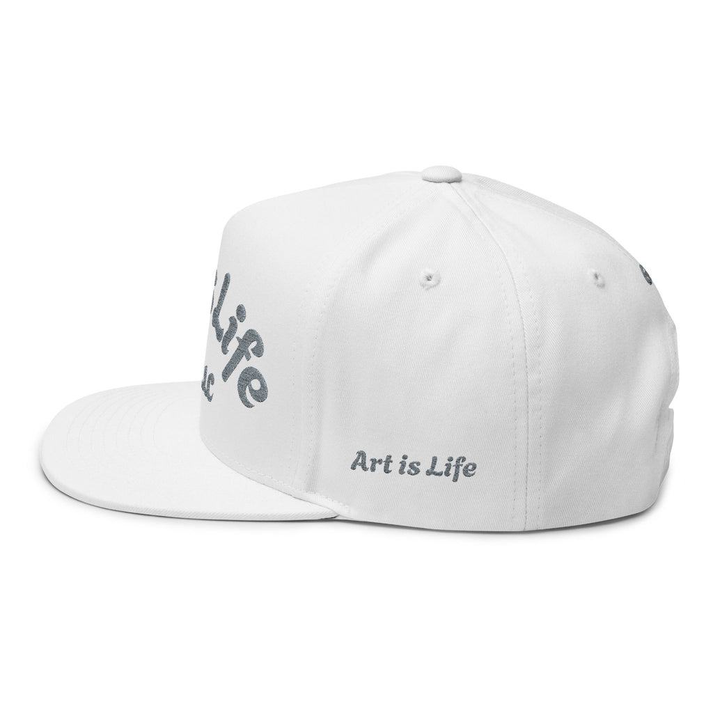 Flat Bill Cap — Embroidered 'Gallup Creations LLC' Logo Snapback