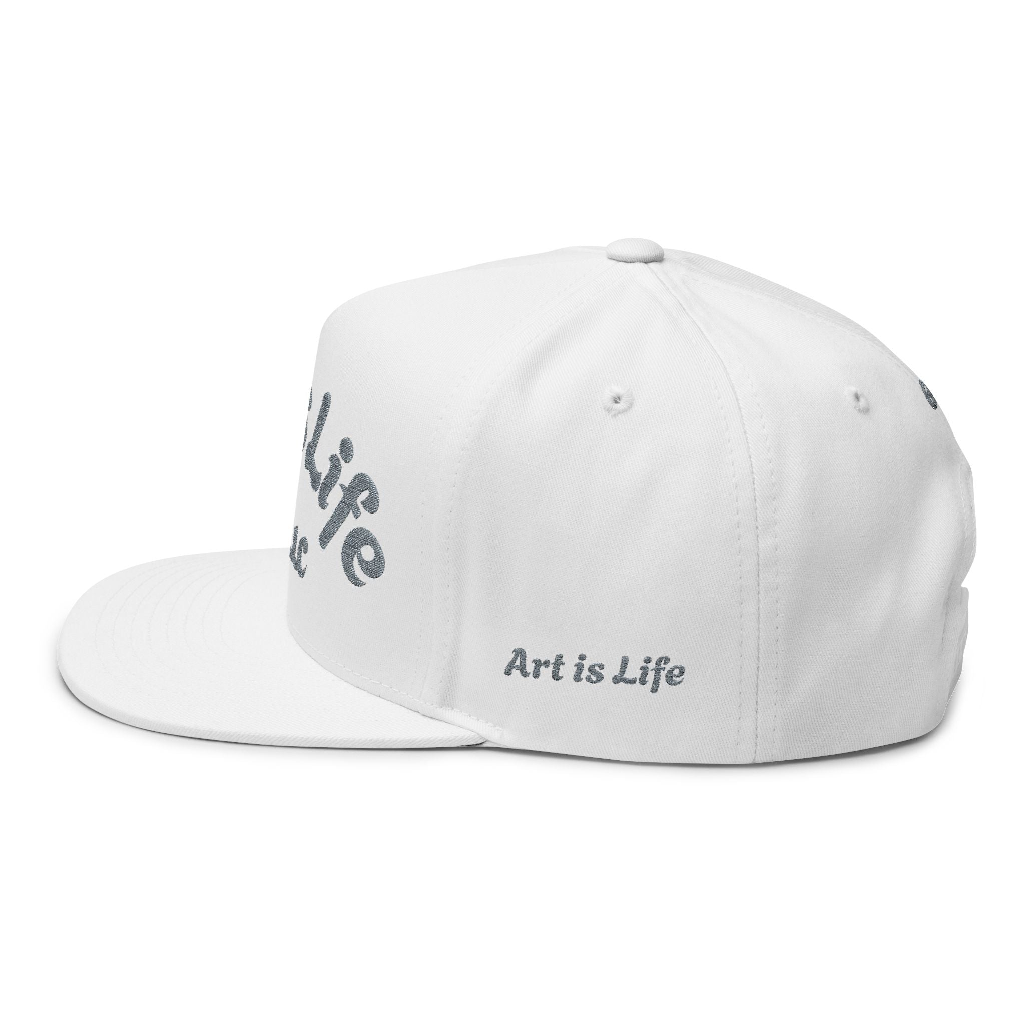 Flat Bill Cap — Embroidered 'Gallup Creations LLC' Logo Snapback