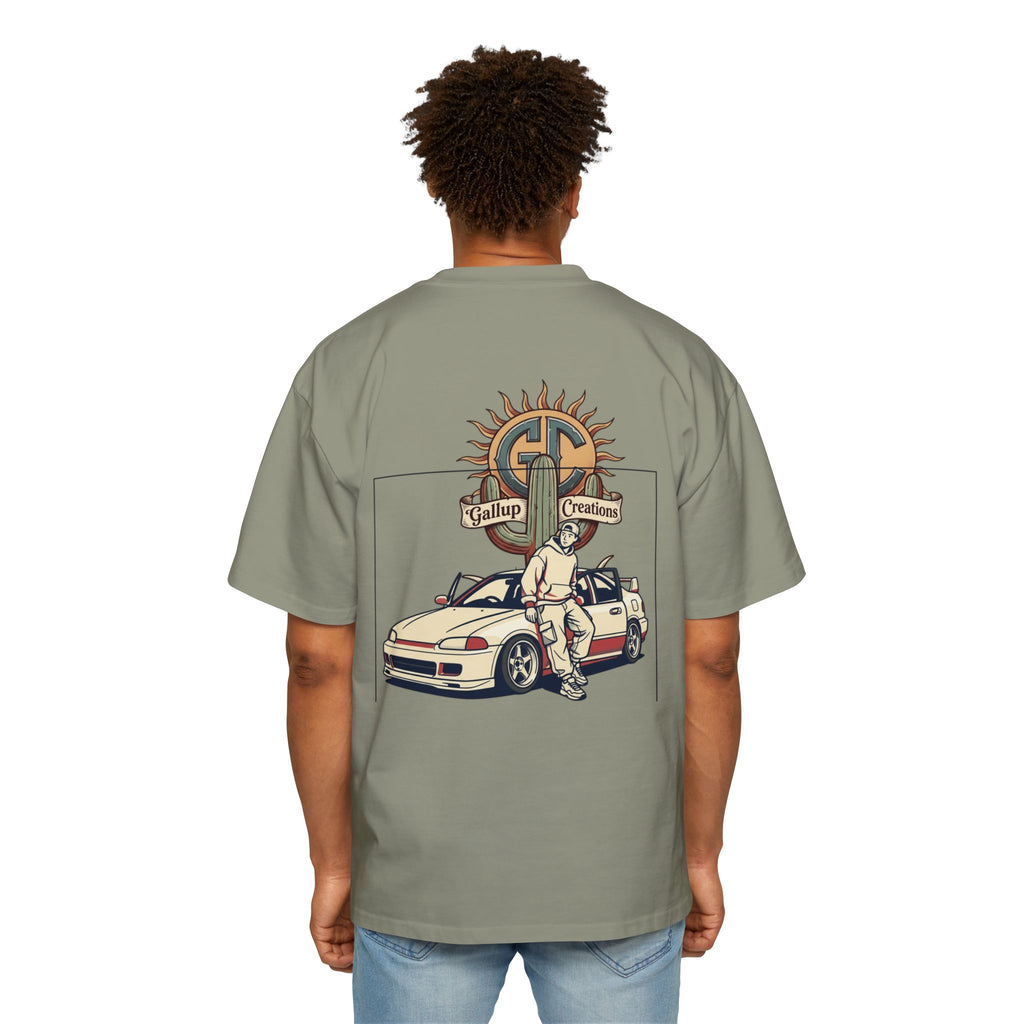 Gallup Garage Tee — Vintage Car Mechanic Graphic Shirt