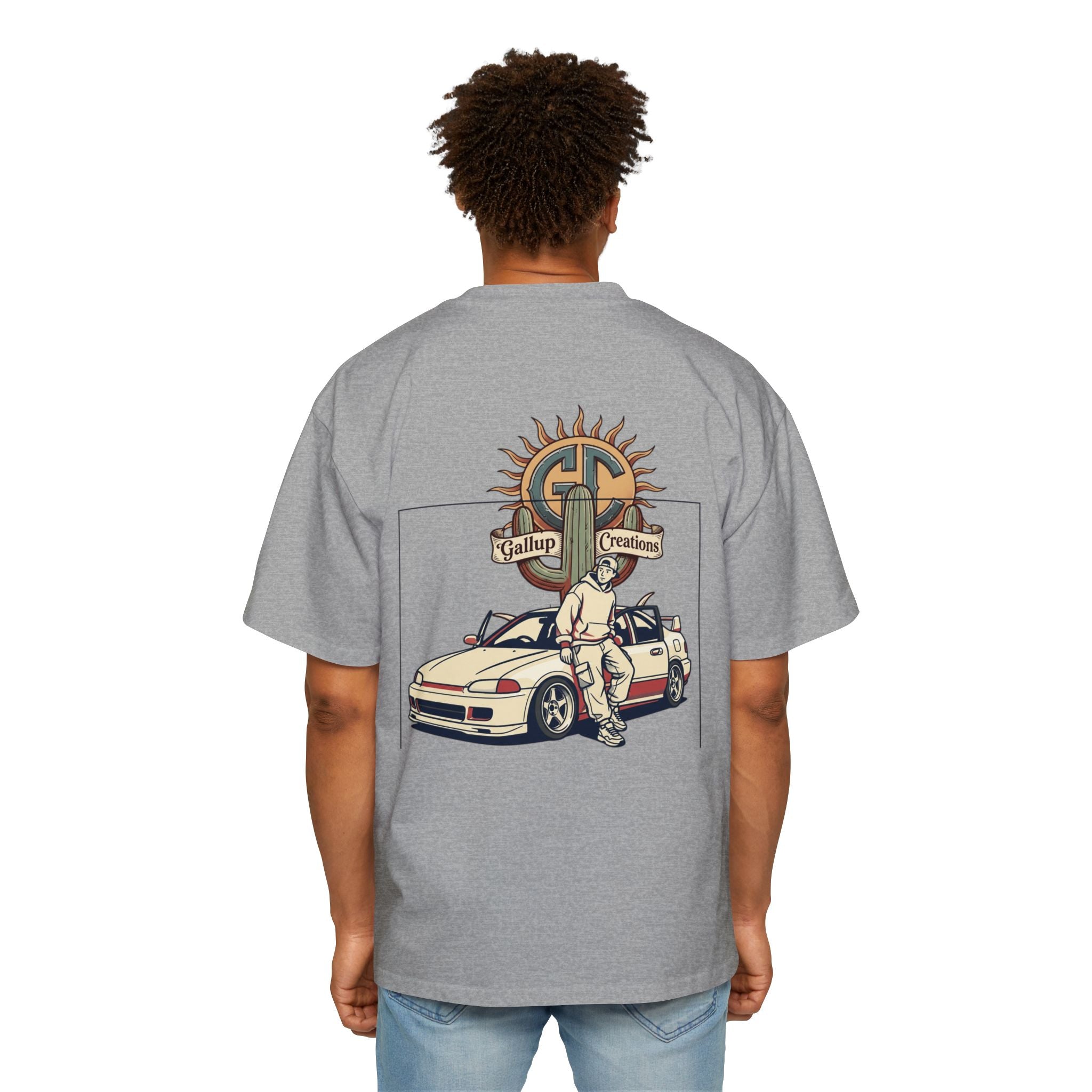 Gallup Garage Tee — Vintage Car Mechanic Graphic Shirt