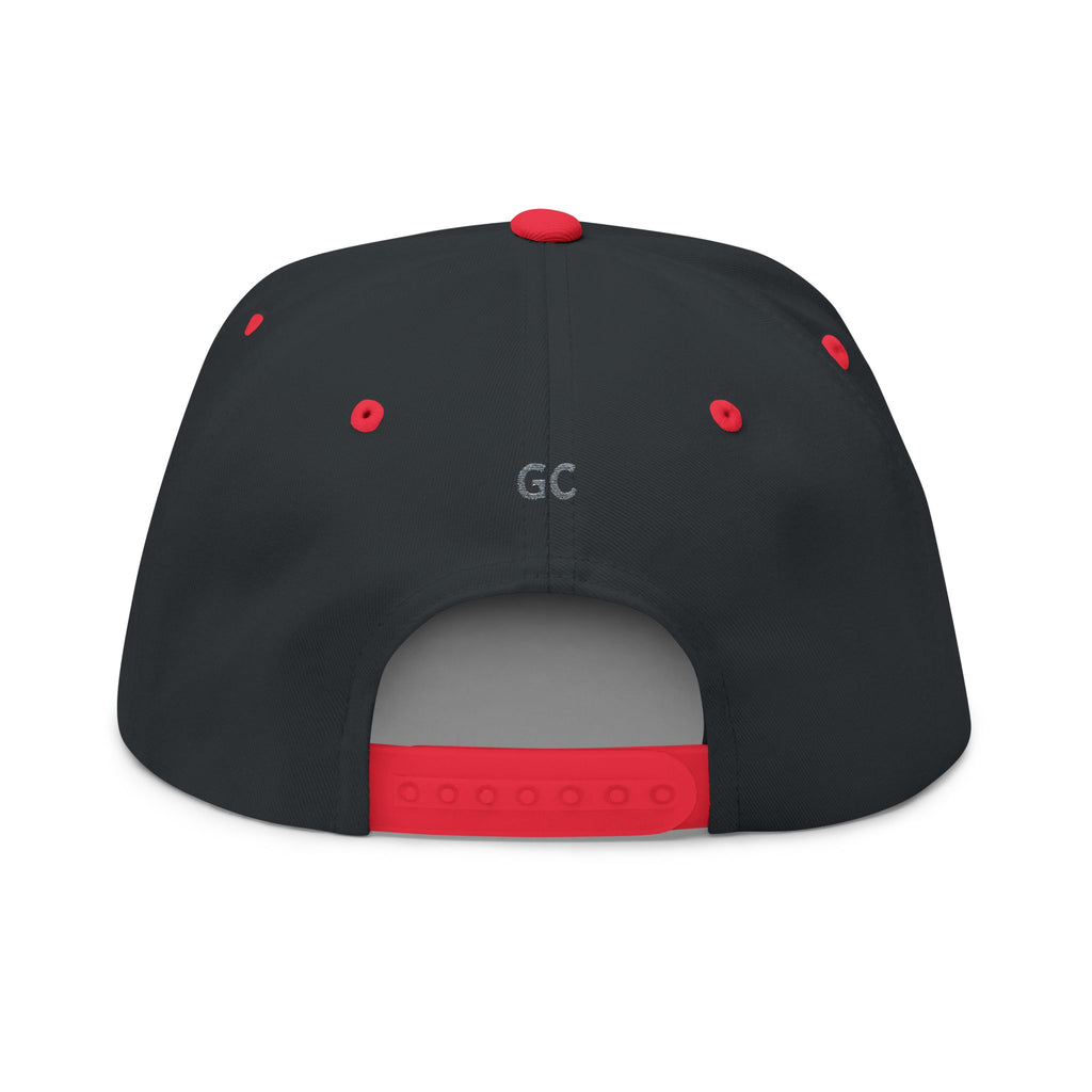Flat Bill Cap — Embroidered 'Gallup Creations LLC' Logo Snapback