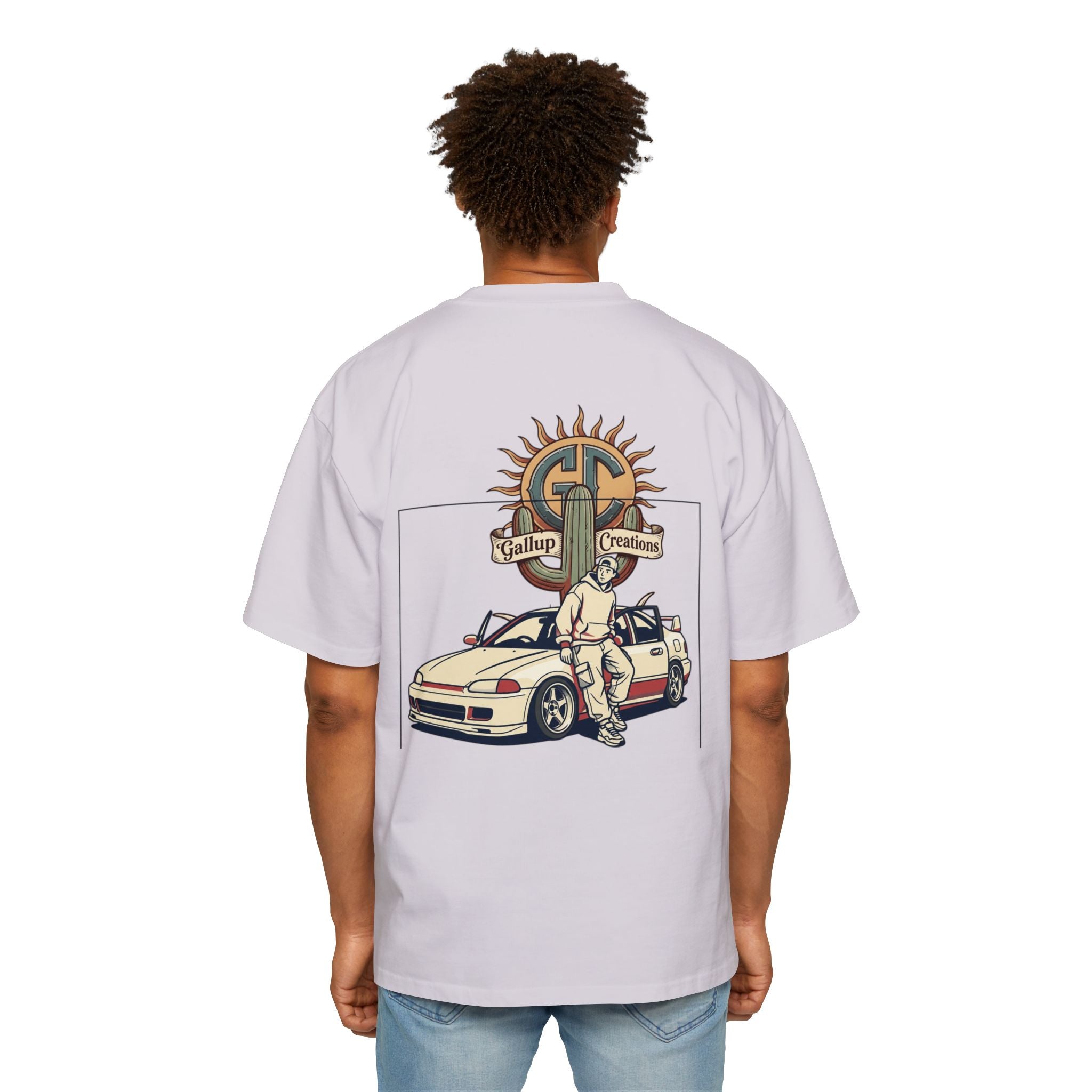 Gallup Garage Tee — Vintage Car Mechanic Graphic Shirt