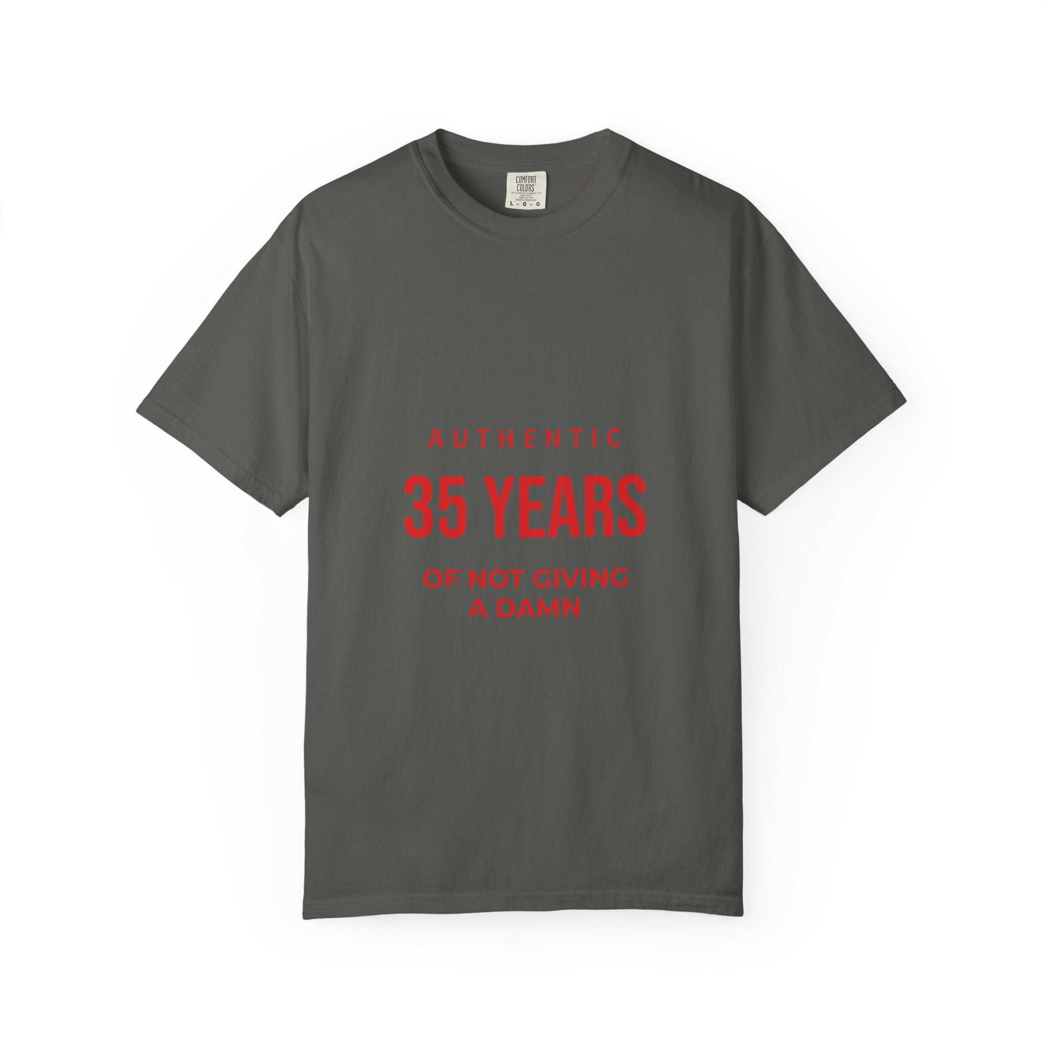 35 Years of Not Giving a Damn T-Shirt — Funny 35th Birthday Tee