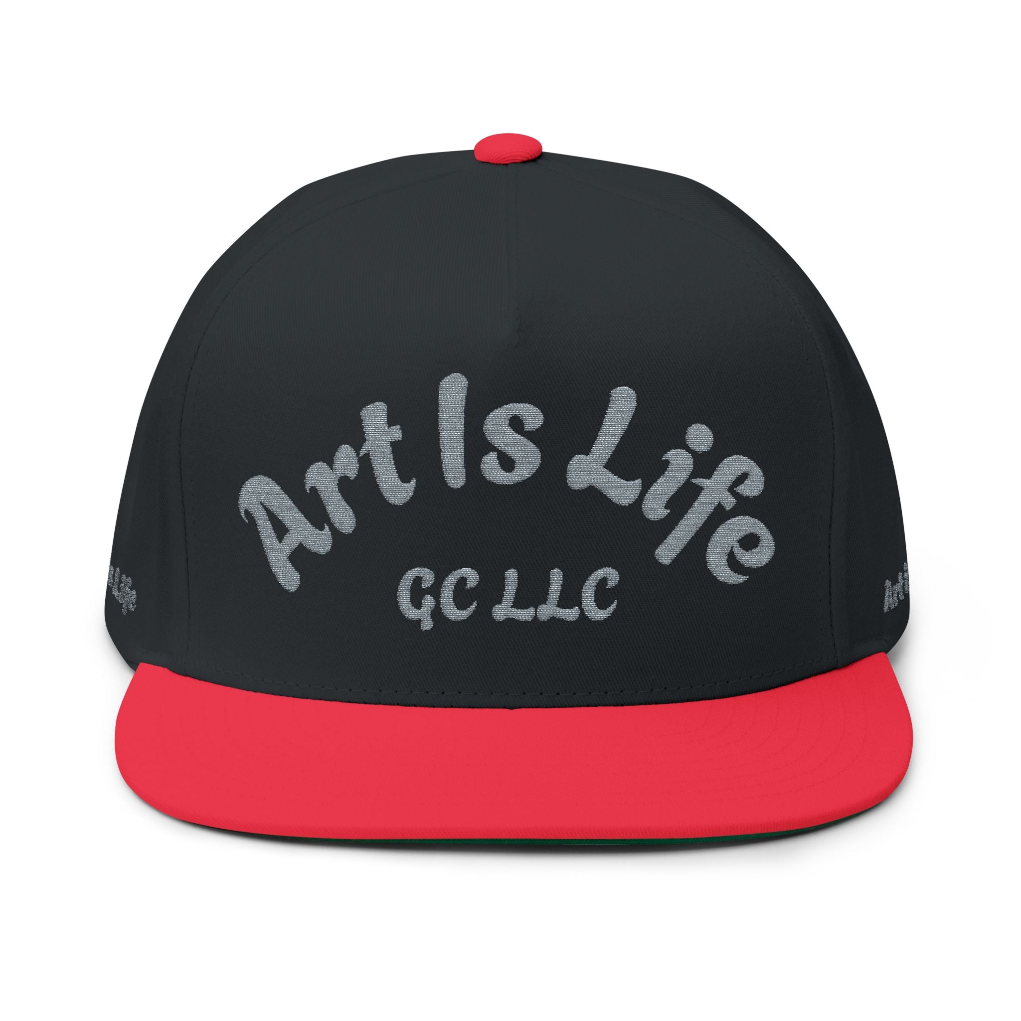Flat Bill Cap — Embroidered 'Gallup Creations LLC' Logo Snapback