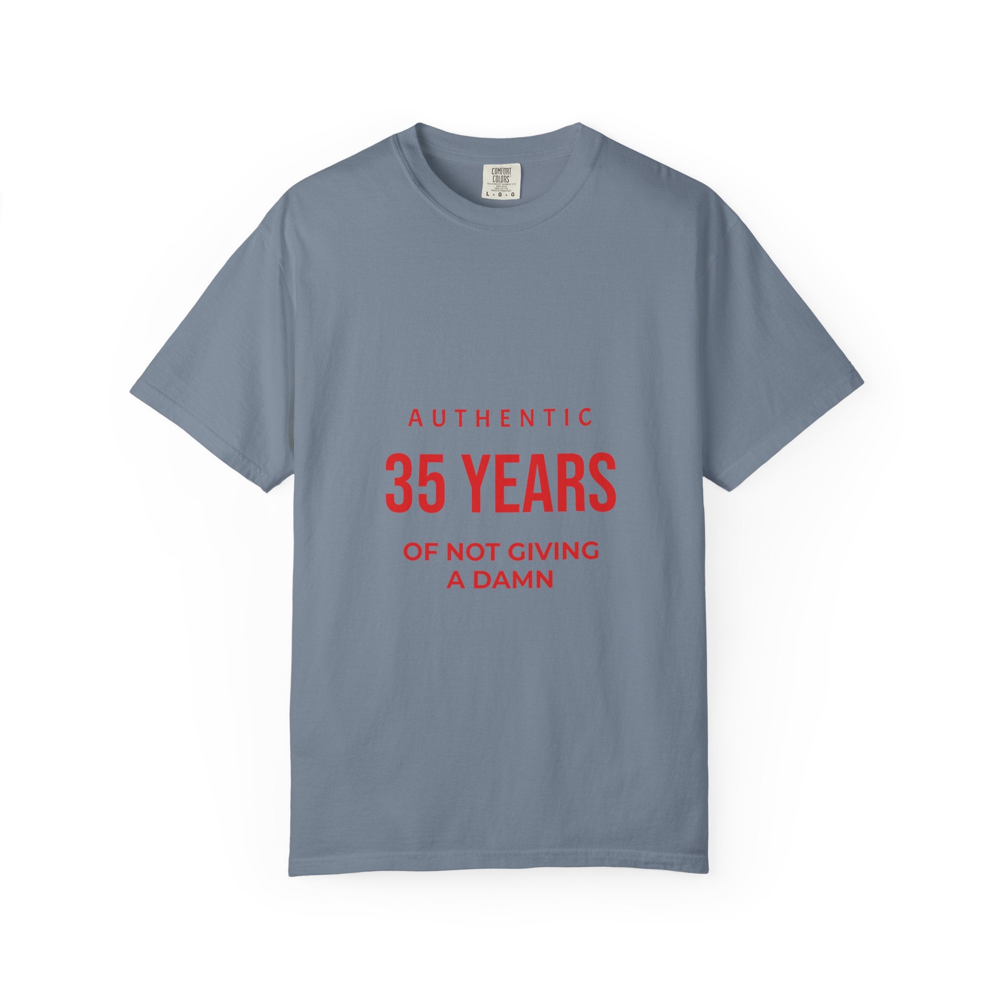 35 Years of Not Giving a Damn T-Shirt — Funny 35th Birthday Tee