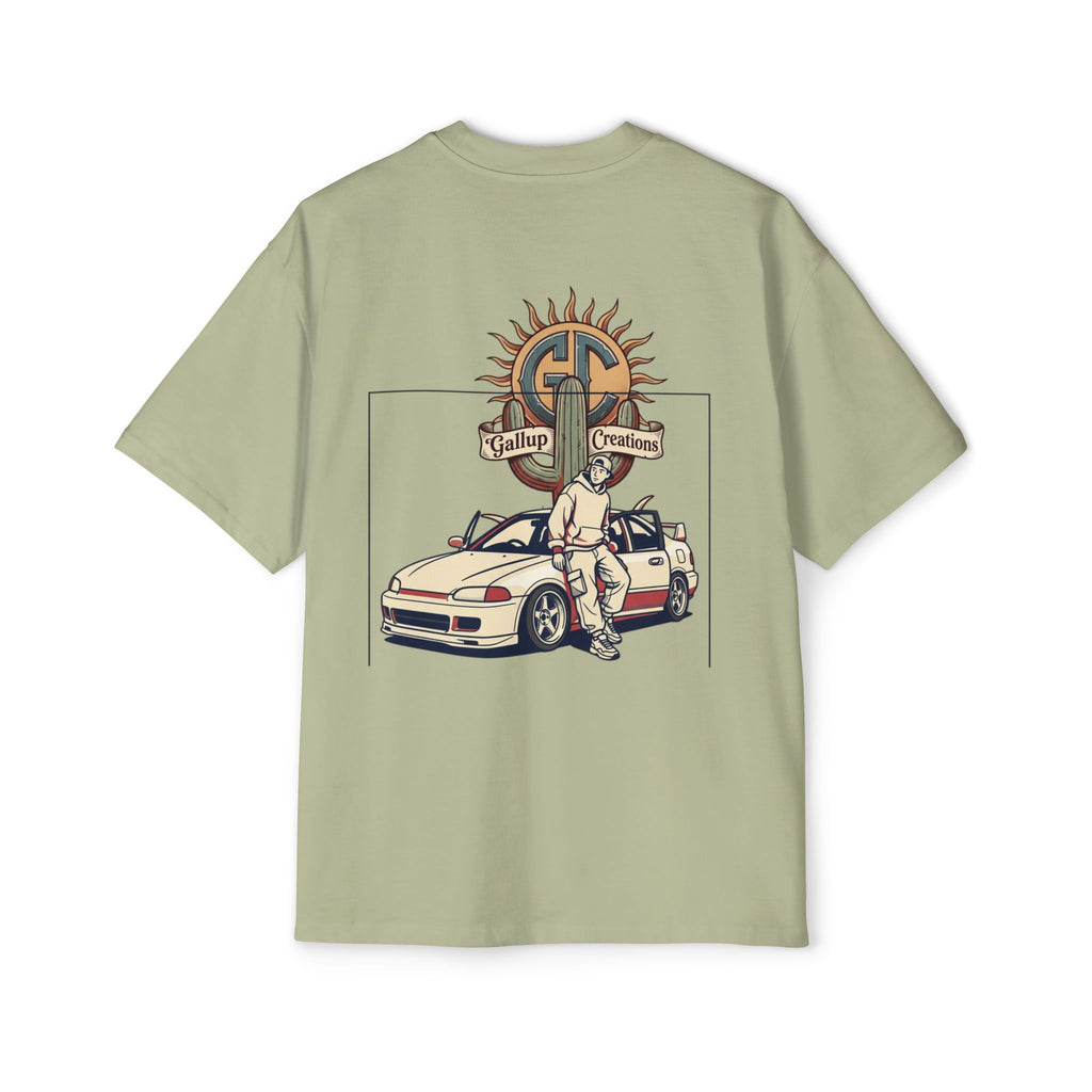 Gallup Garage Tee — Vintage Car Mechanic Graphic Shirt