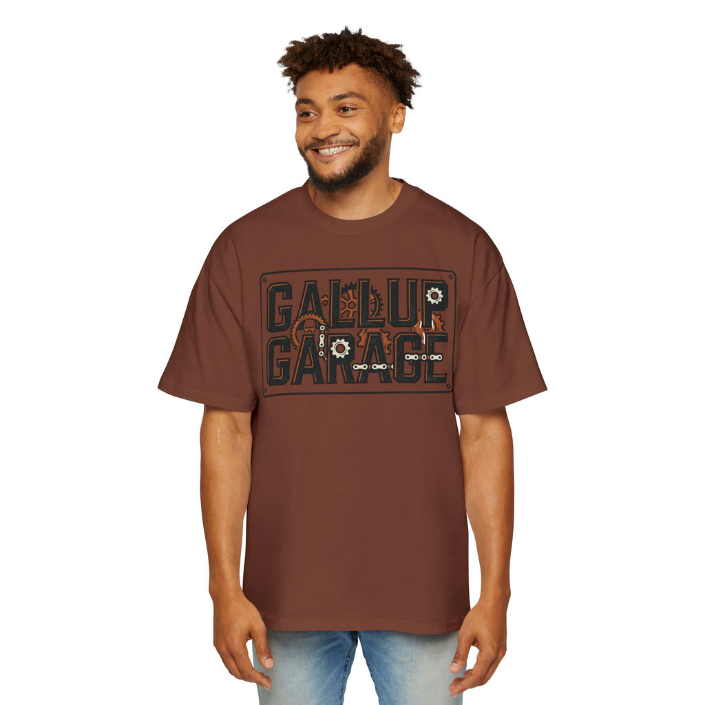 Gallup Garage Tee — Vintage Car Mechanic Graphic Shirt