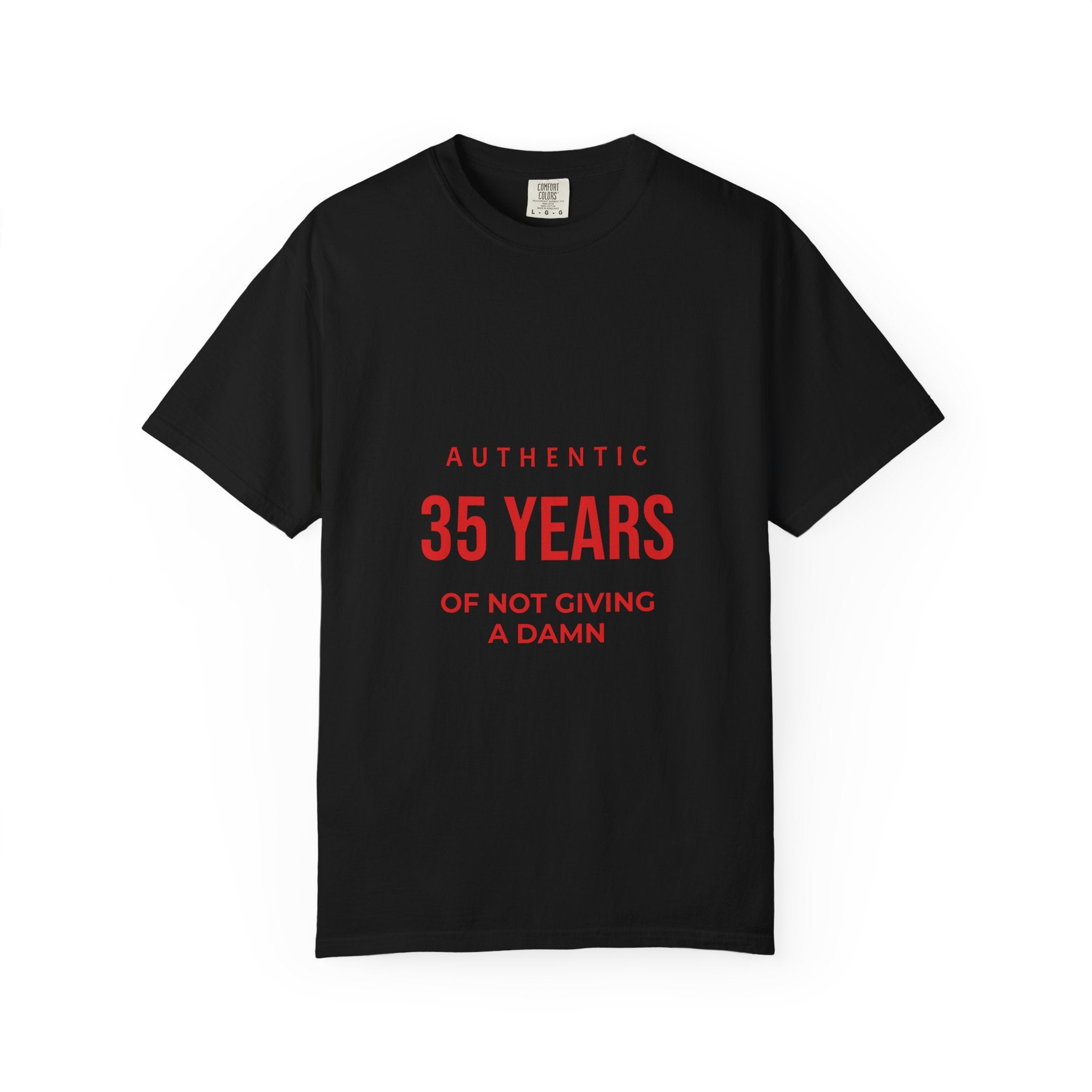 35 Years of Not Giving a Damn T-Shirt — Funny 35th Birthday Tee