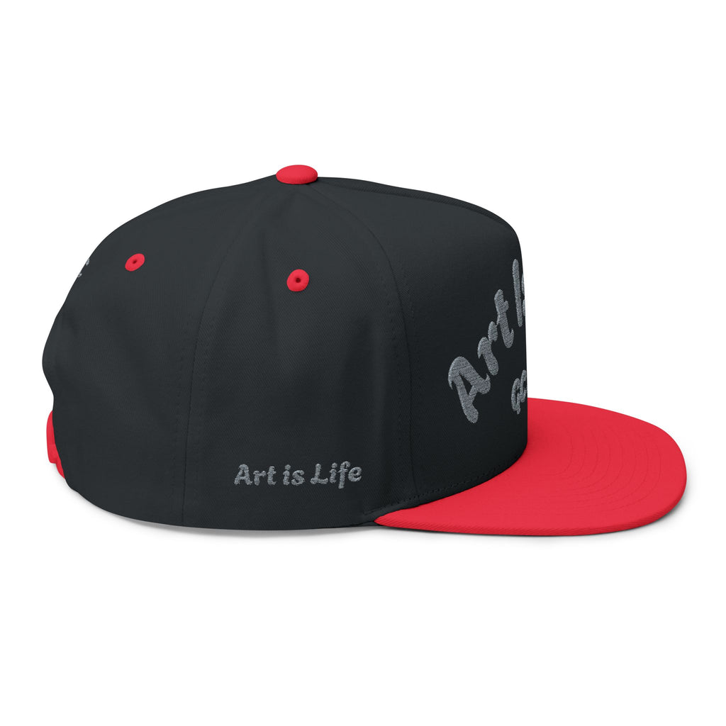 Flat Bill Cap — Embroidered 'Gallup Creations LLC' Logo Snapback