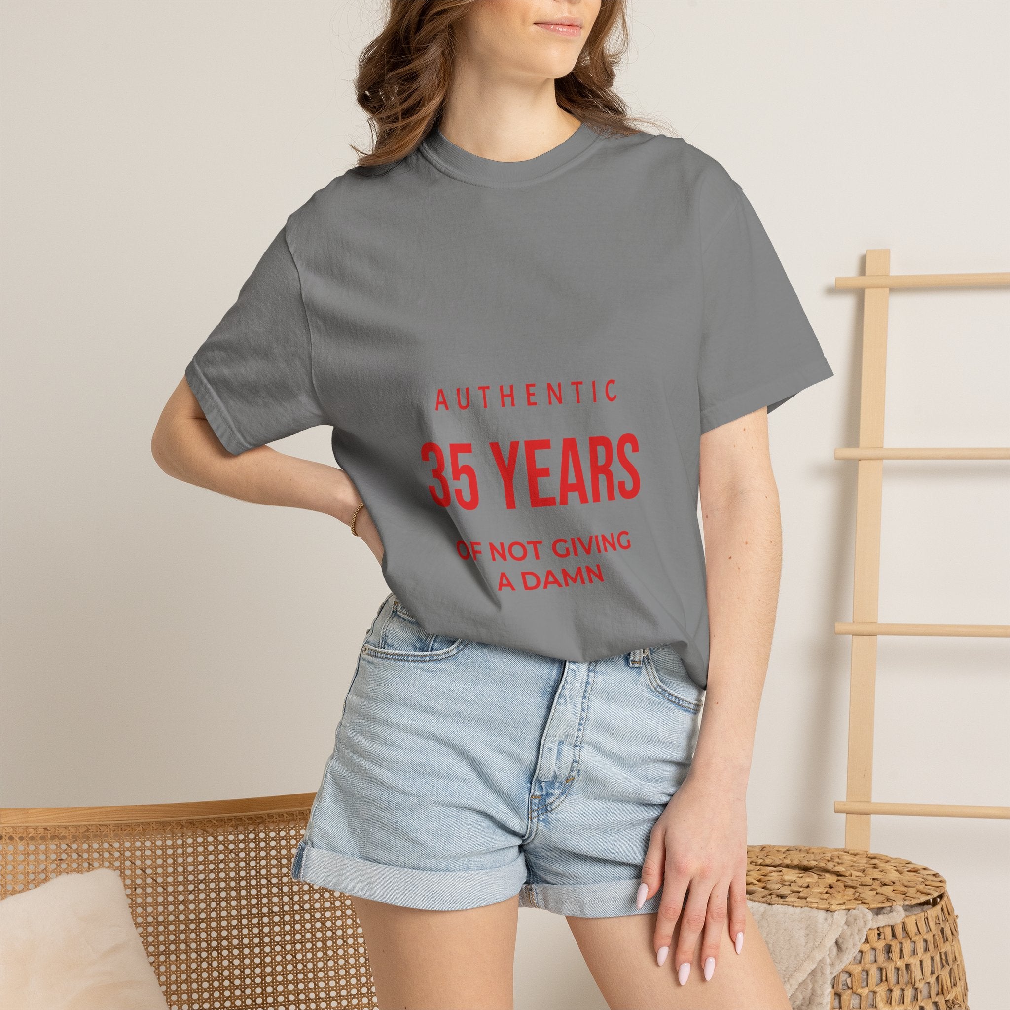 35 Years of Not Giving a Damn T-Shirt — Funny 35th Birthday Tee