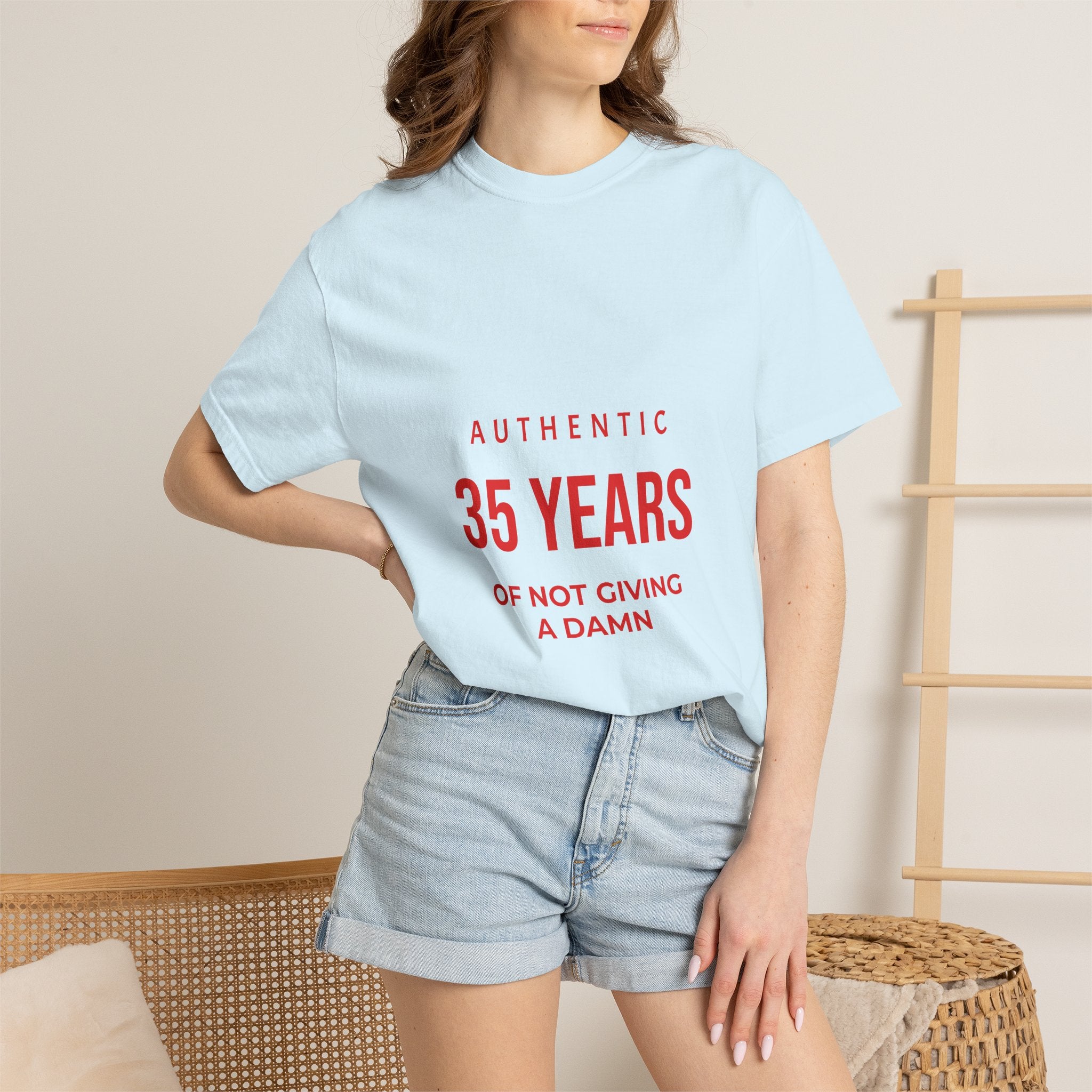 35 Years of Not Giving a Damn T-Shirt — Funny 35th Birthday Tee