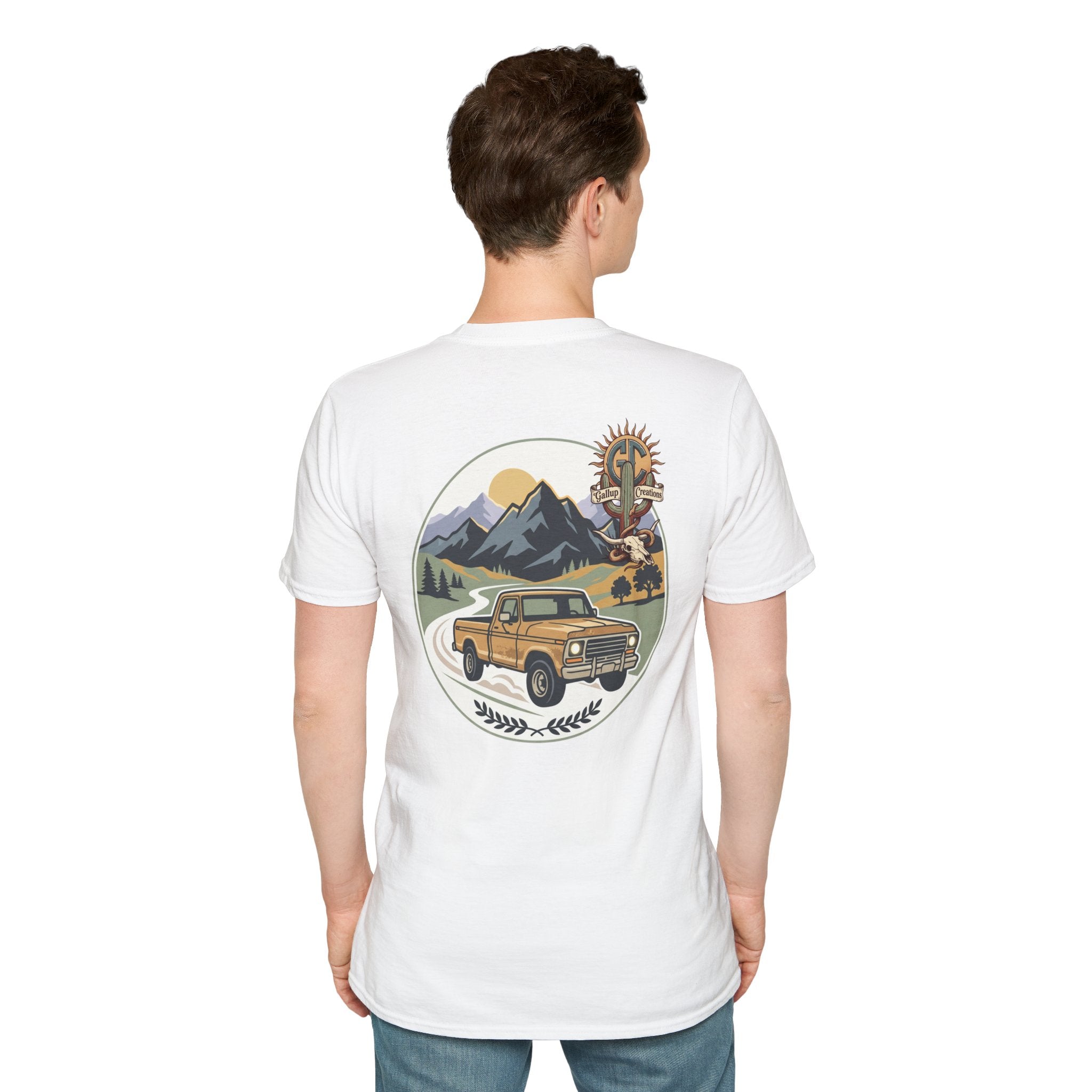 Gallup Garage Vintage Logo T‑Shirt