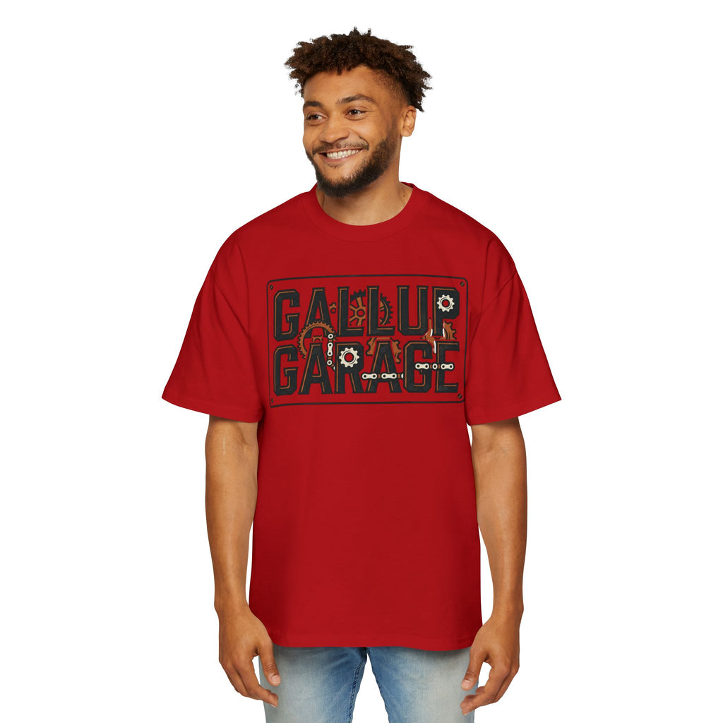 Gallup Garage Tee — Vintage Car Mechanic Graphic Shirt