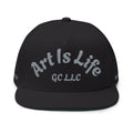 Flat Bill Cap — Embroidered 'Gallup Creations LLC' Logo Snapback