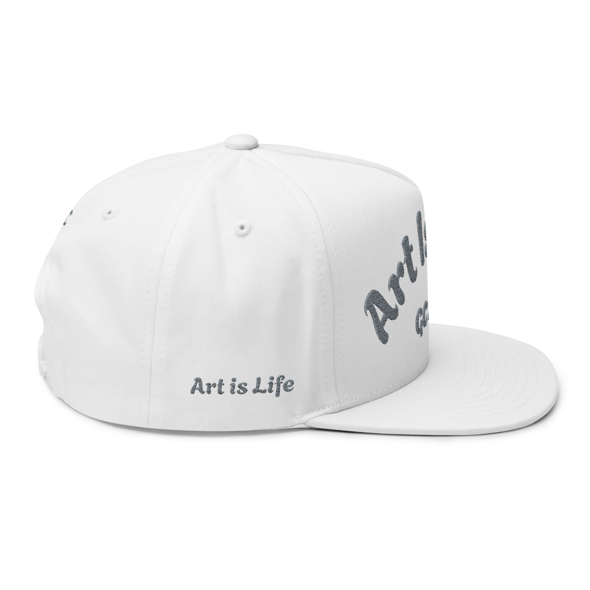 Flat Bill Cap — Embroidered 'Gallup Creations LLC' Logo Snapback